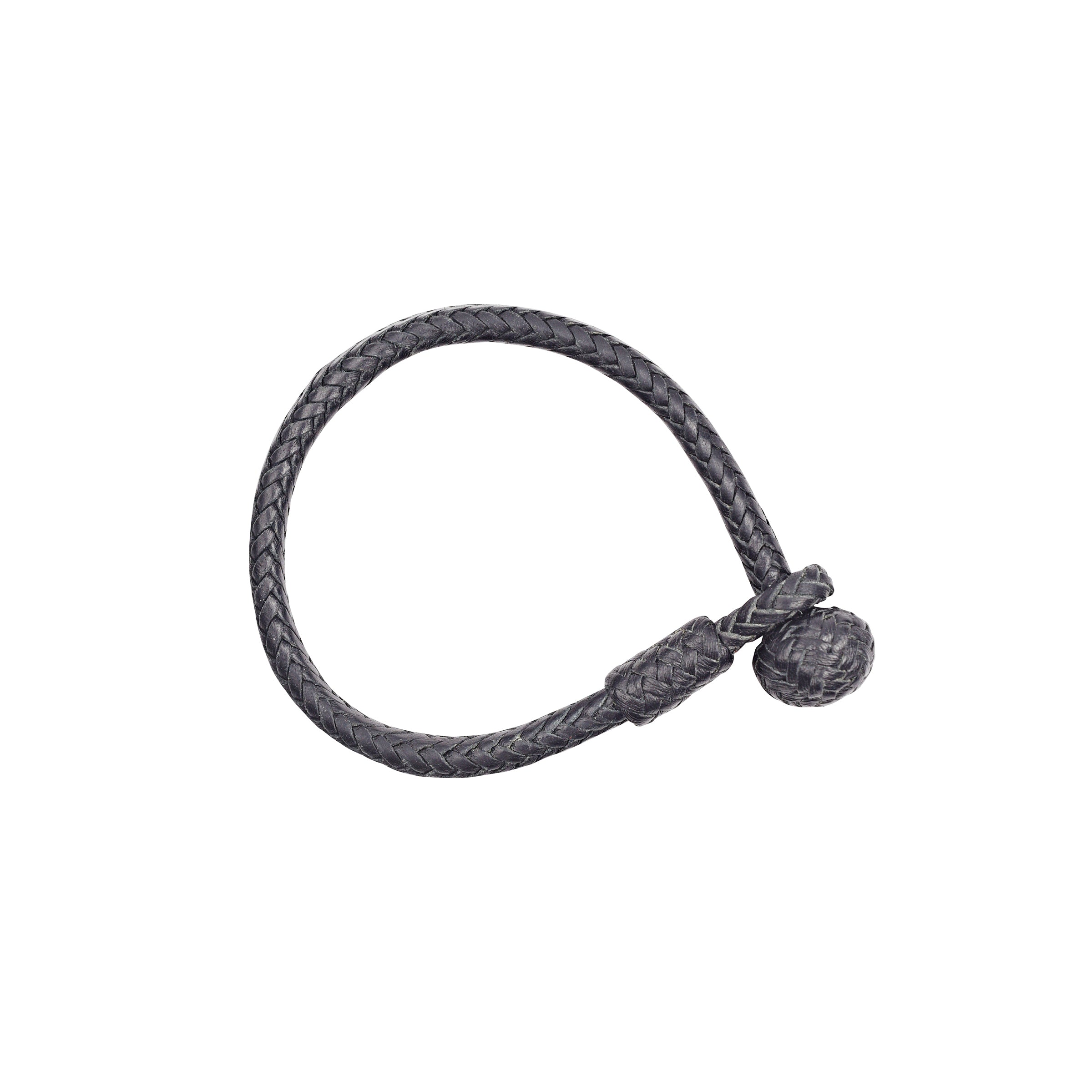 Aaron Lopez Braided Leather Bracelet