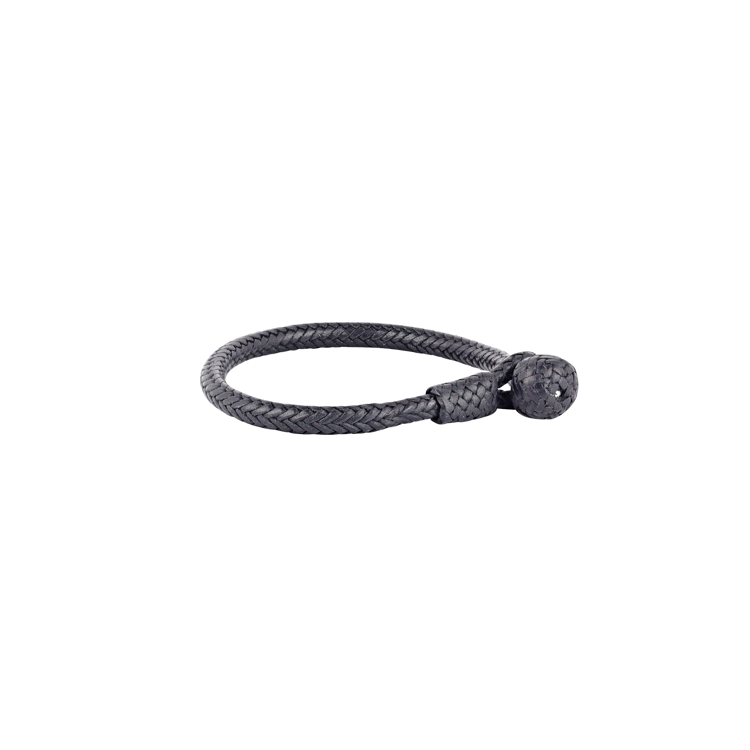 Aaron Lopez Braided Leather Bracelet