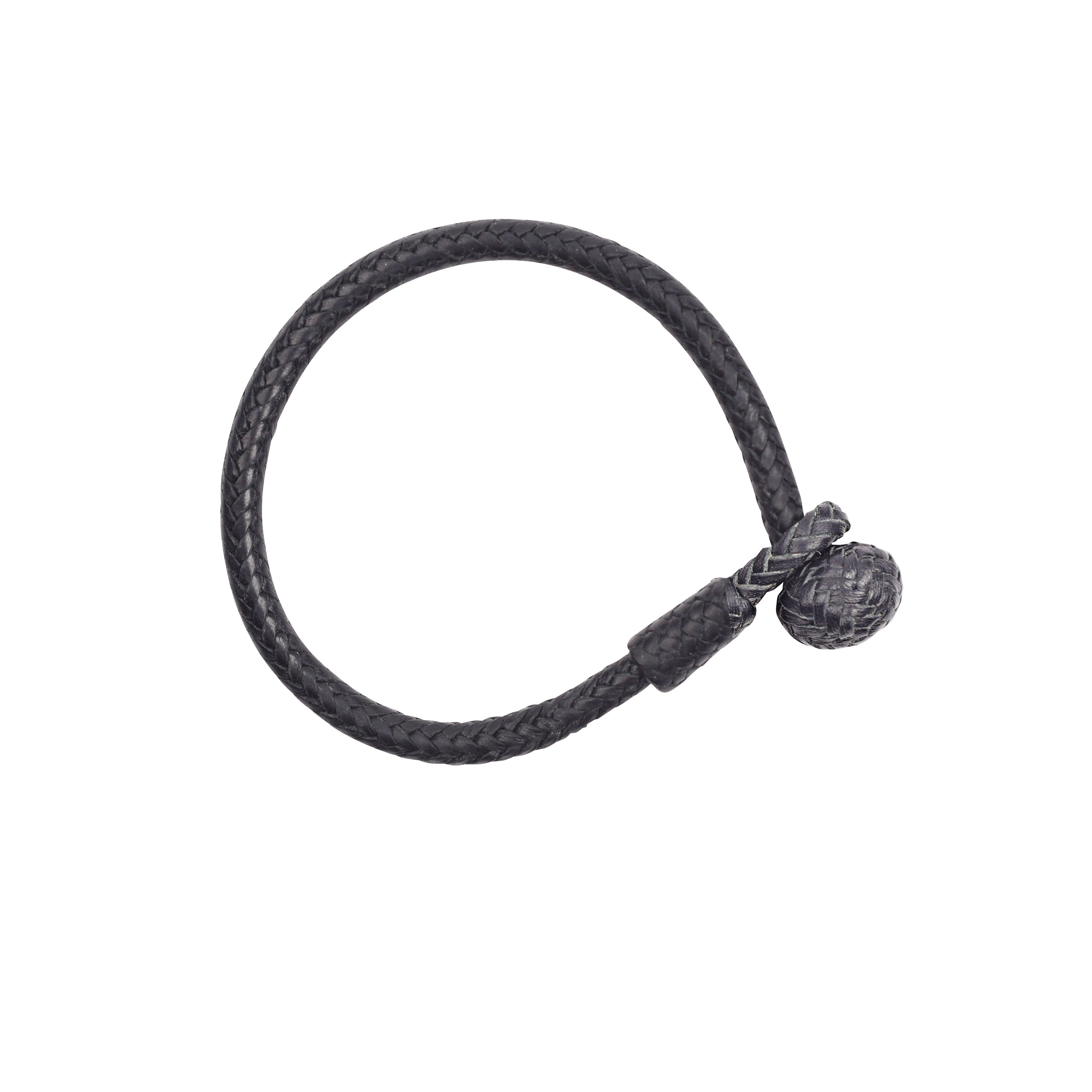 Aaron Lopez Braided Leather Bracelet