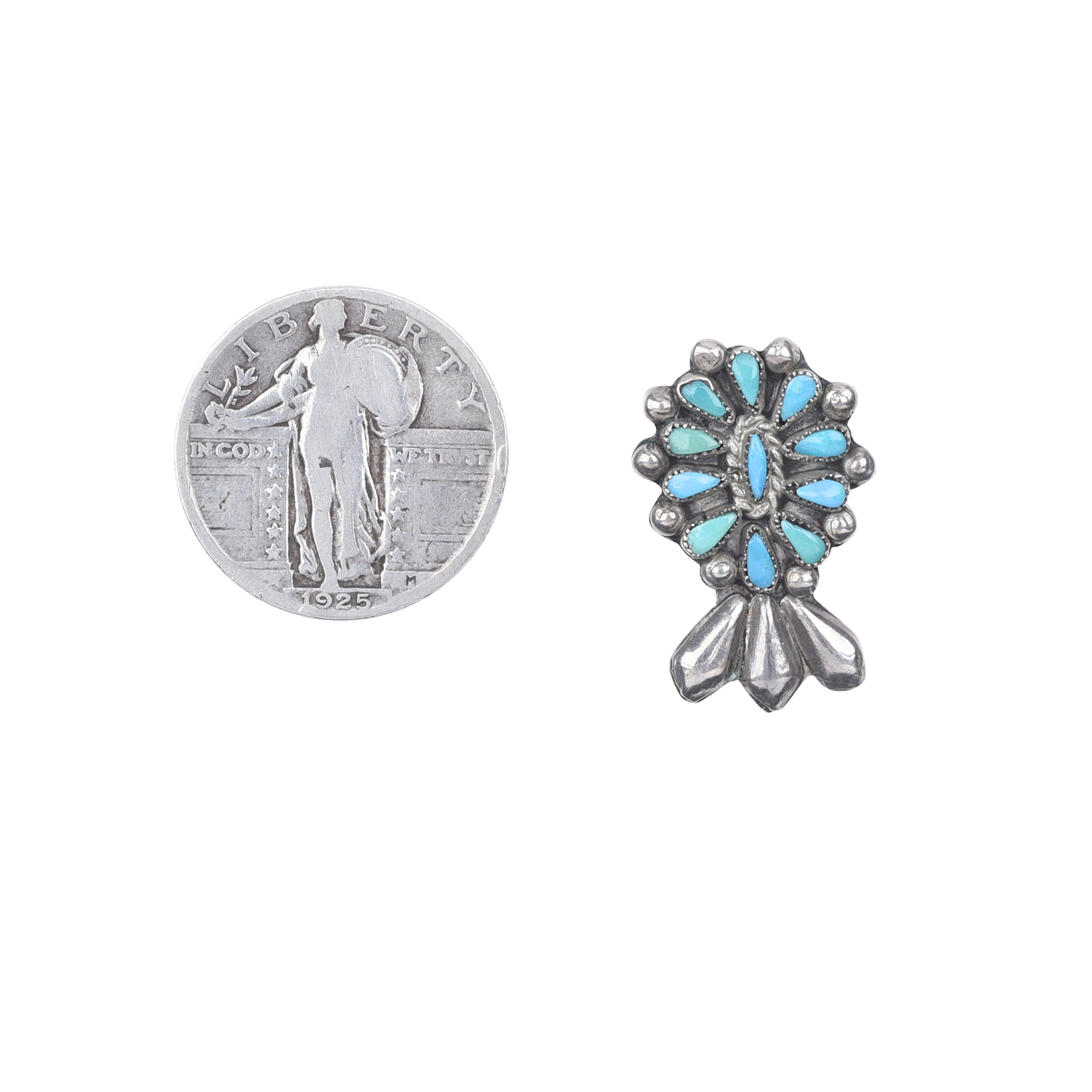 Vintage Petit Point Post Earrings