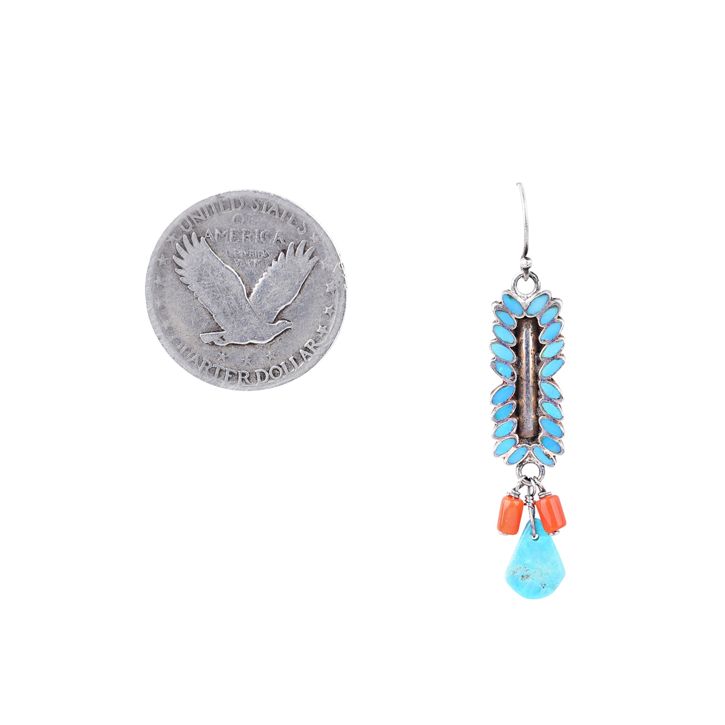 Vintage Petit Point Dangle Earrings