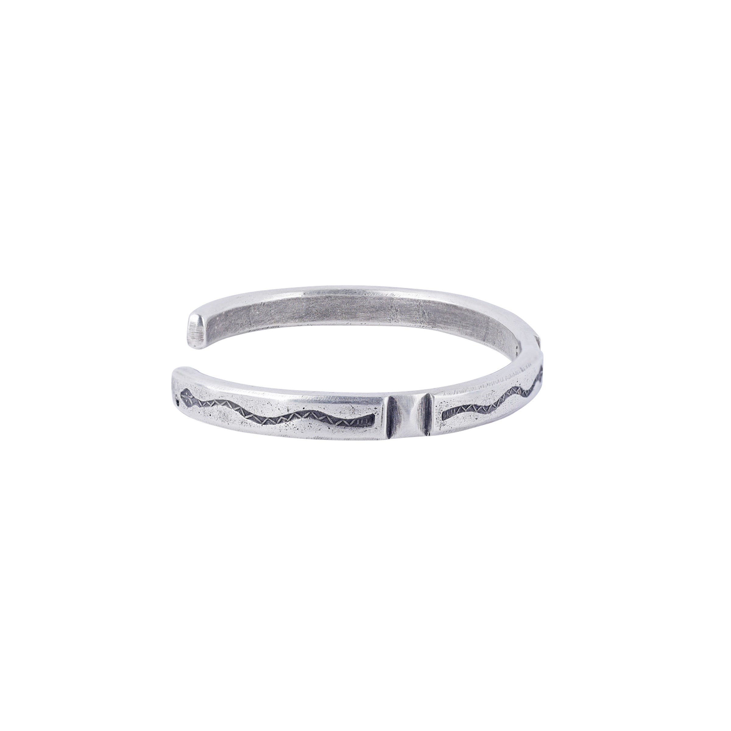 Joey Falcon Silver Snake Cuff