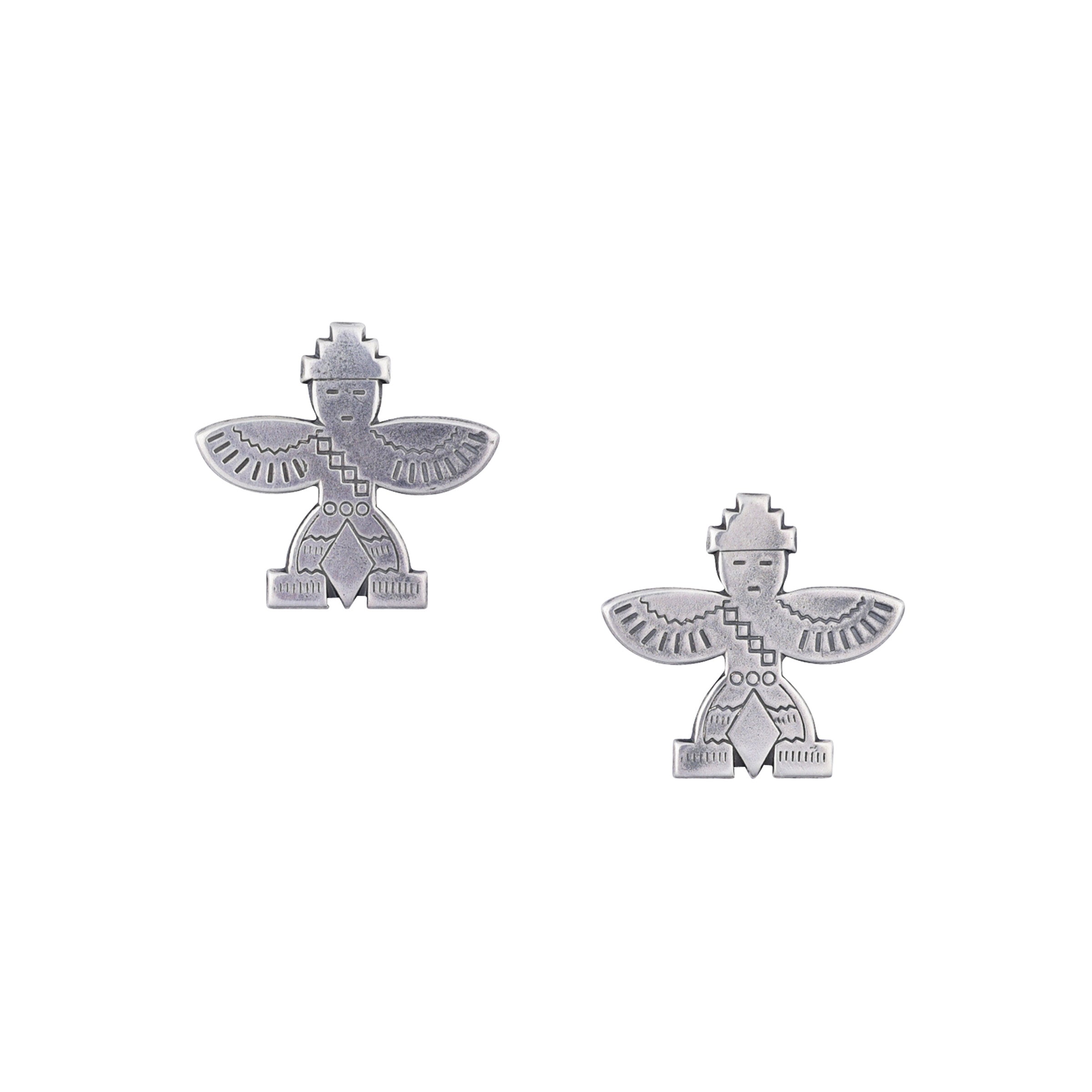 Vintage Knife-Wing Earrings