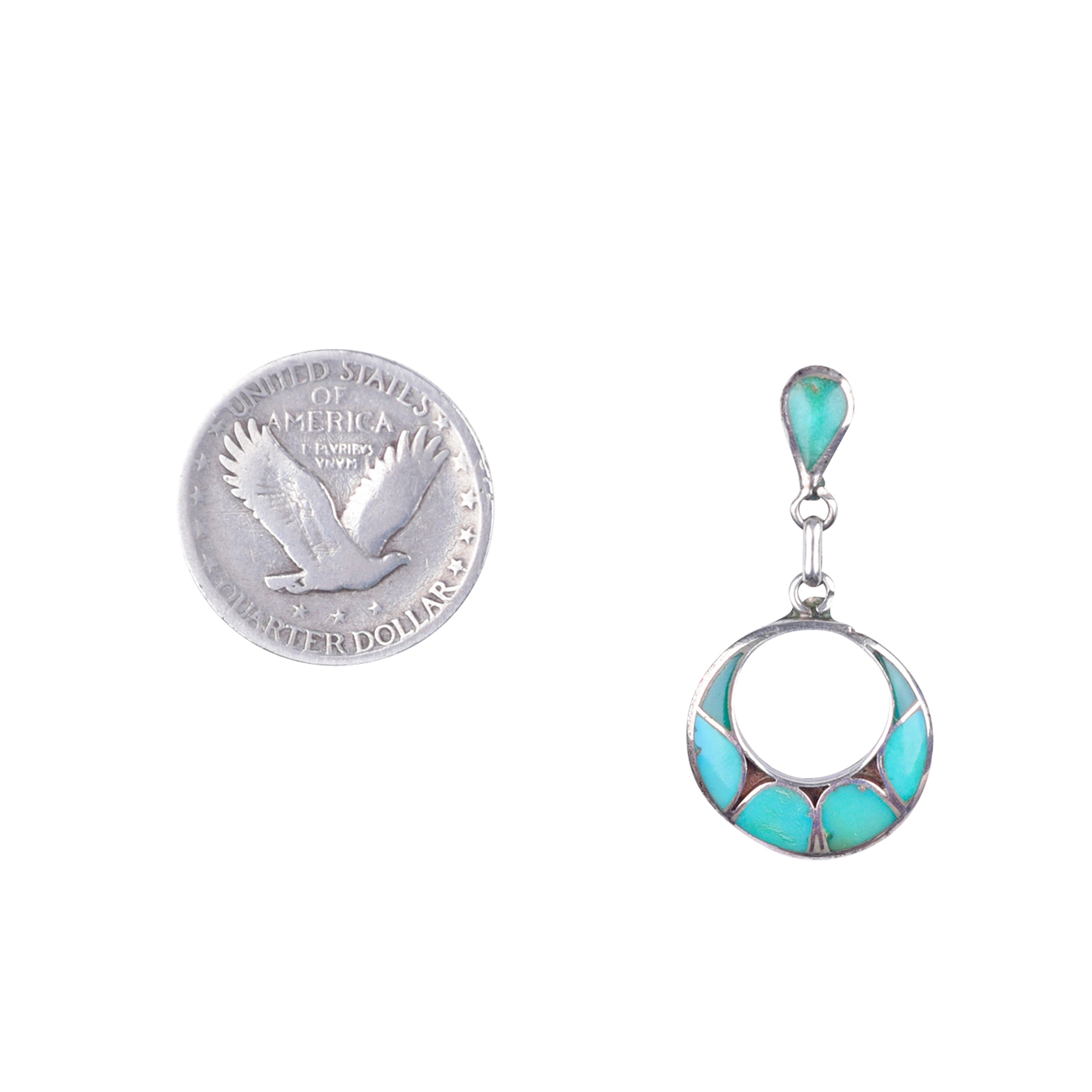 Vintage Turquoise Earrings, c. 1960's