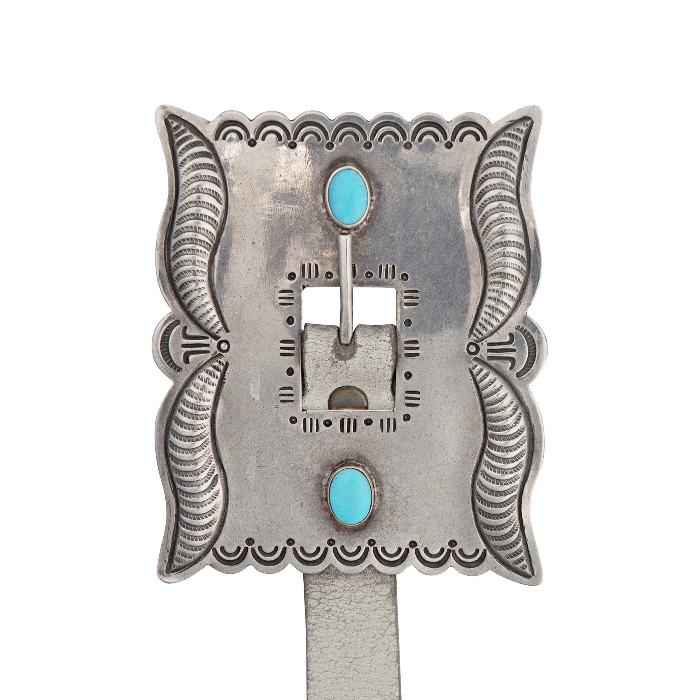 Vintage Roger Skeets Concho Belt