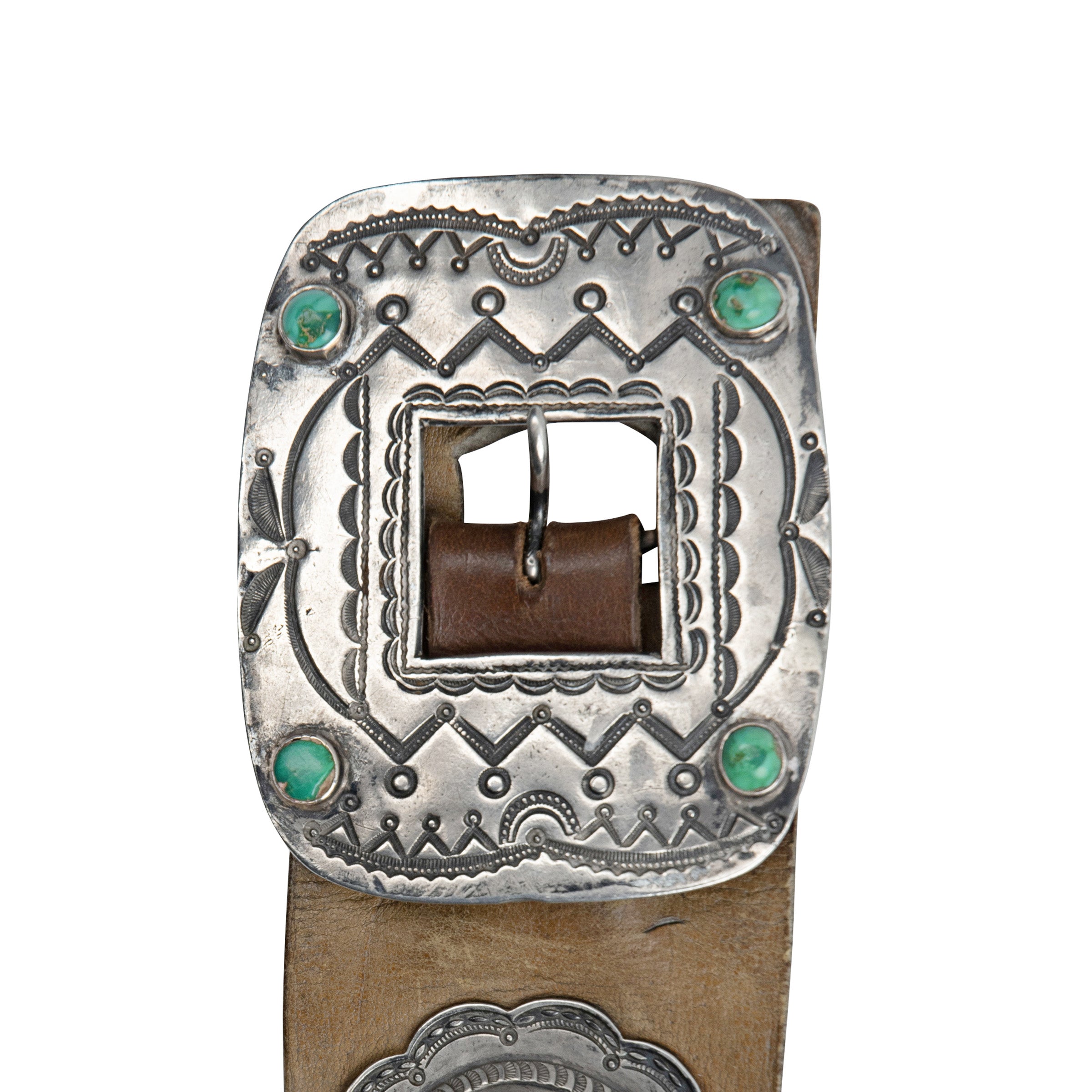 Vintage 1930's Era Concho Belt
