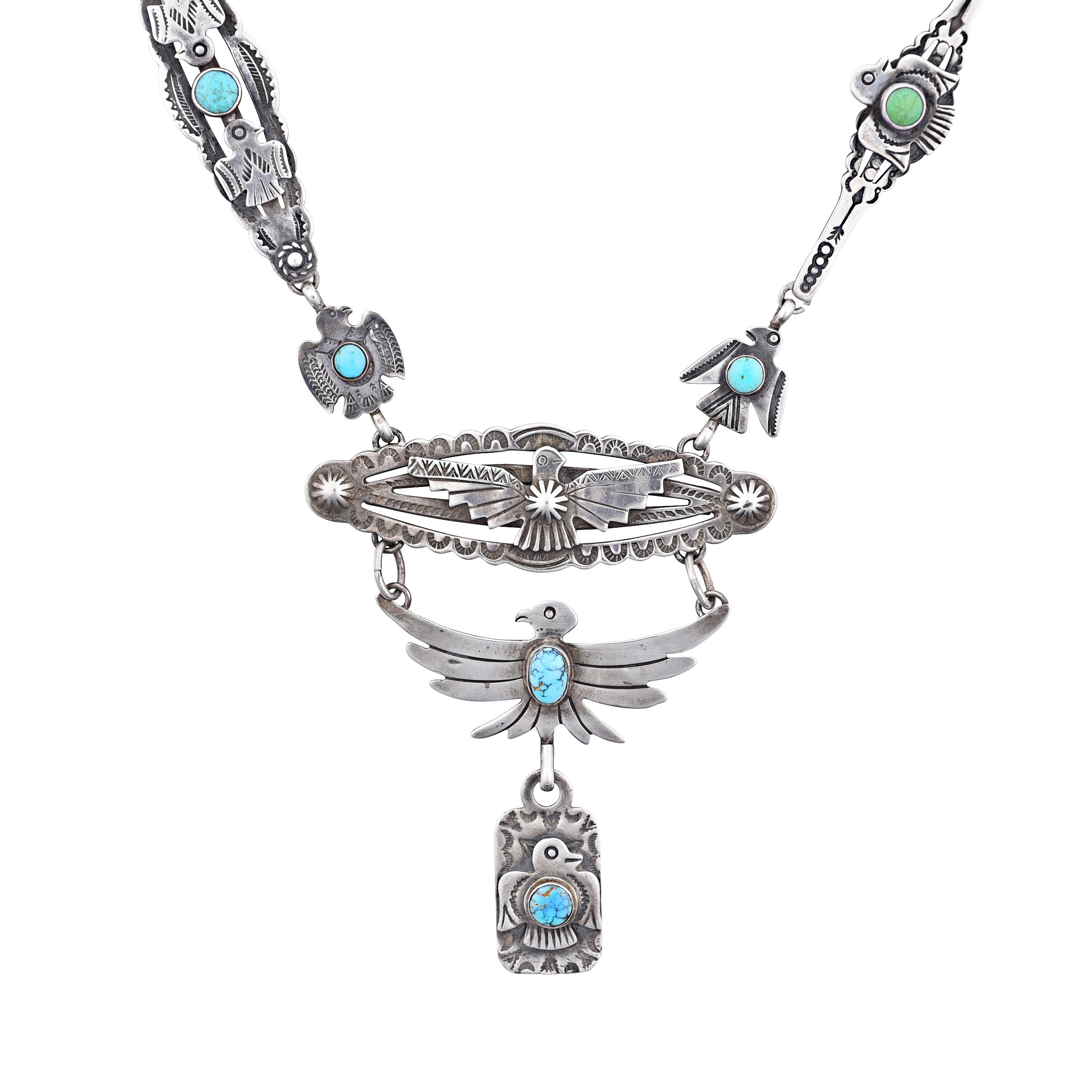 Fred Harvey Pendant Revival Necklace