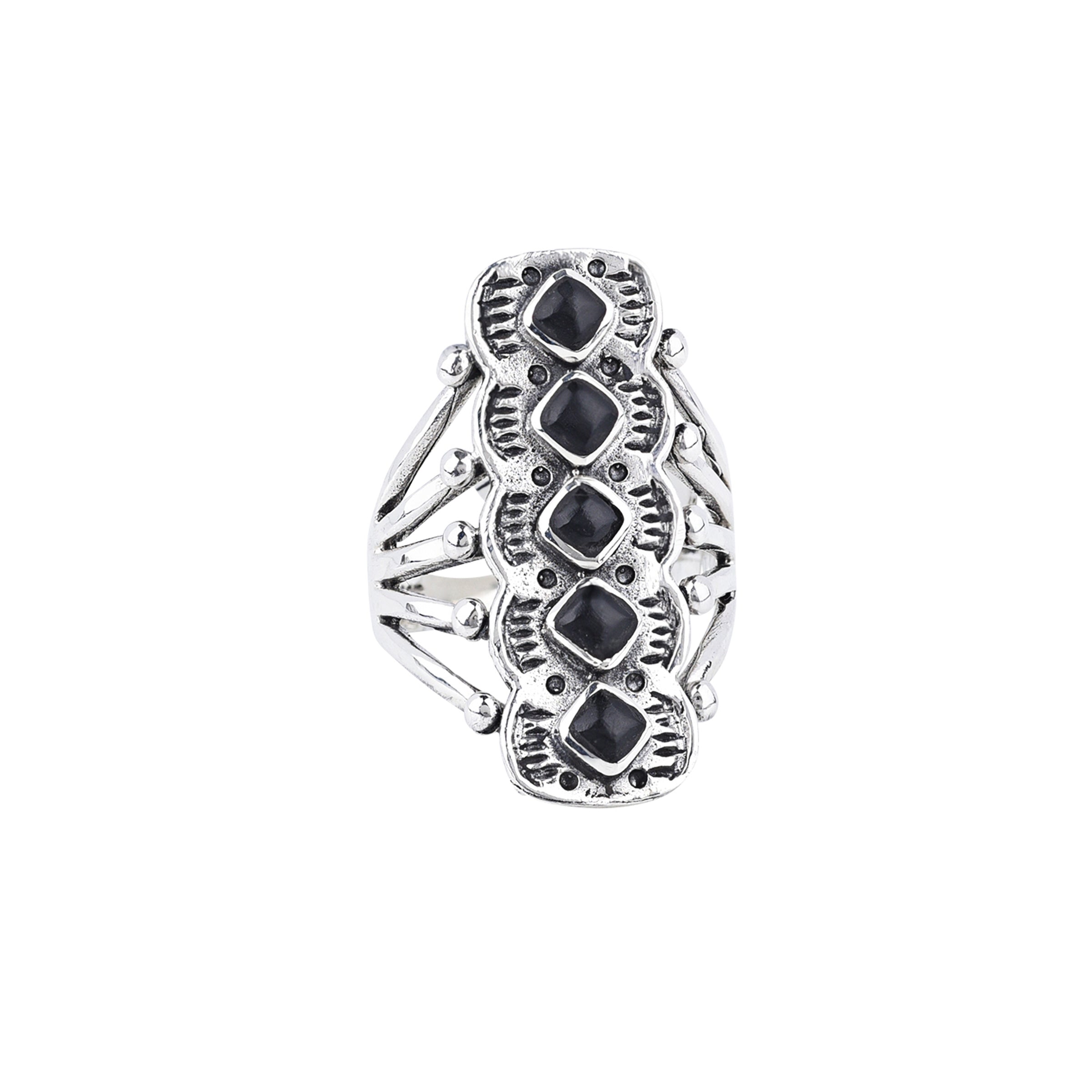 Nomad Triangle Row Ring