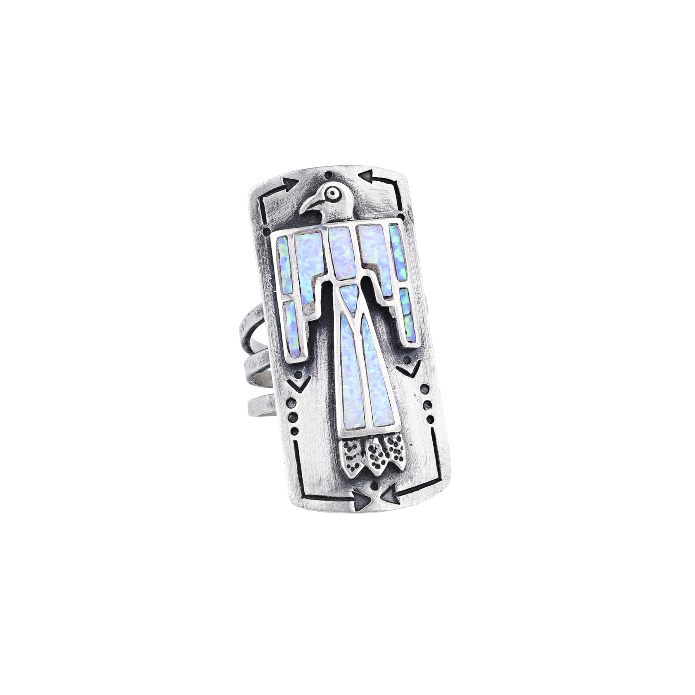 Nomad Rising Bird Shield Ring