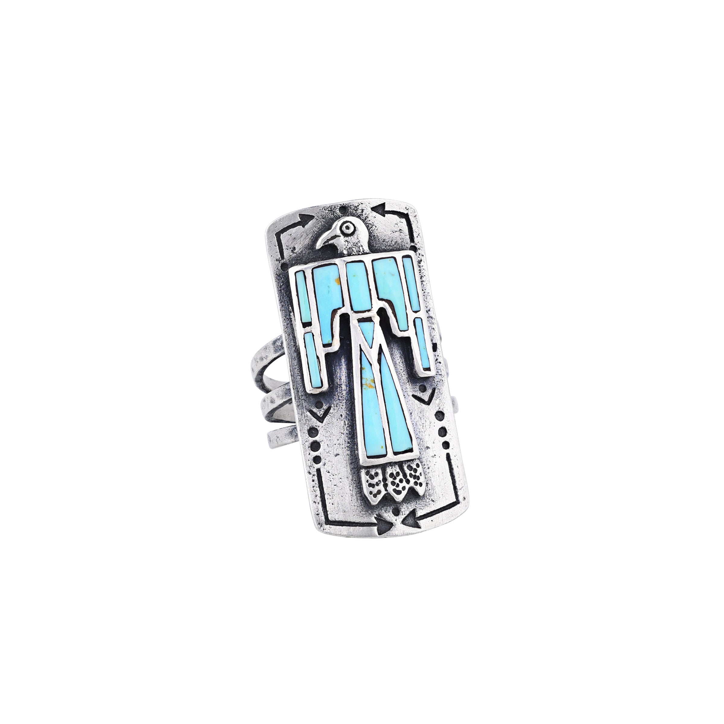 Nomad Rising Bird Shield Ring