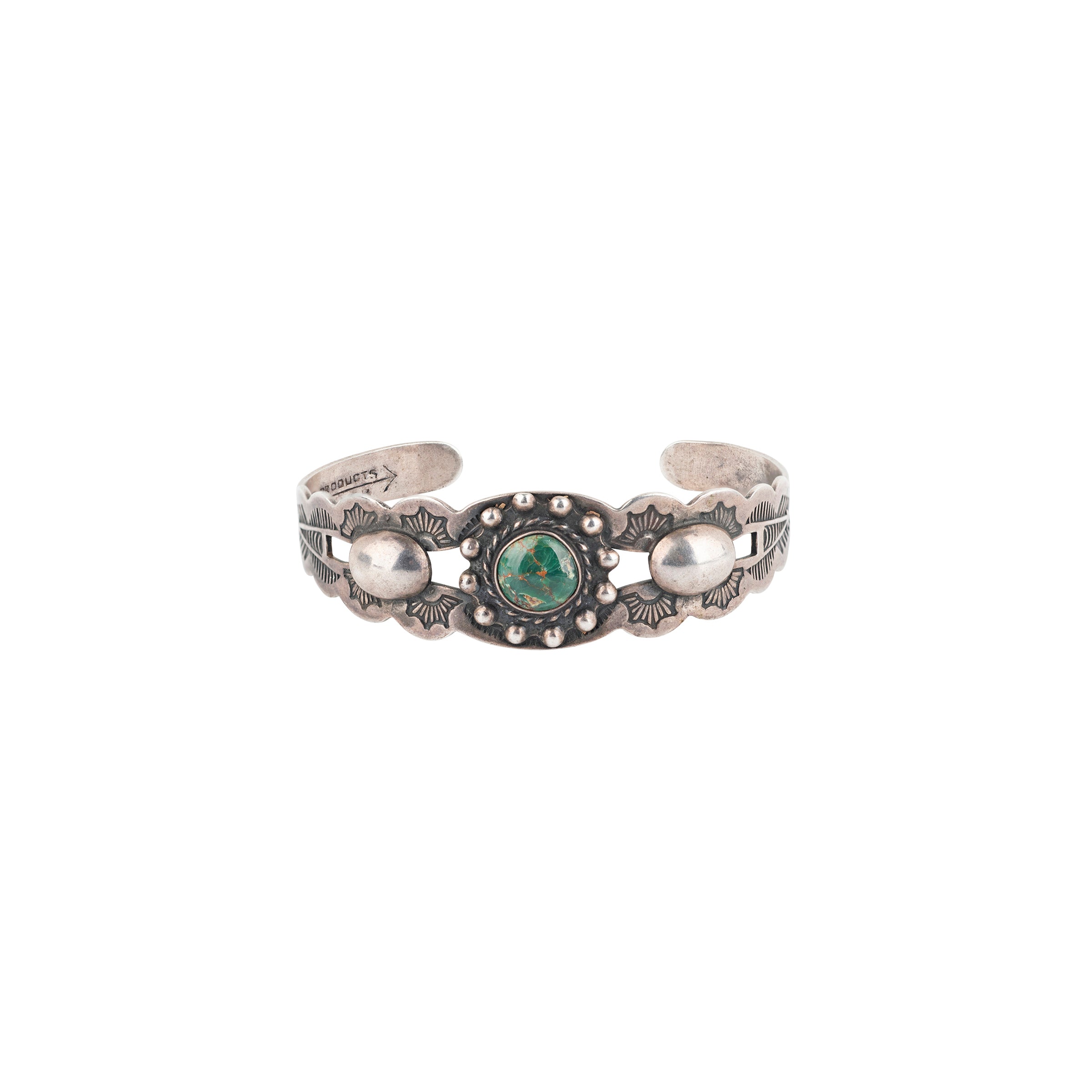 Vintage Fred Harvey Era Cerillos Garden Cuff
