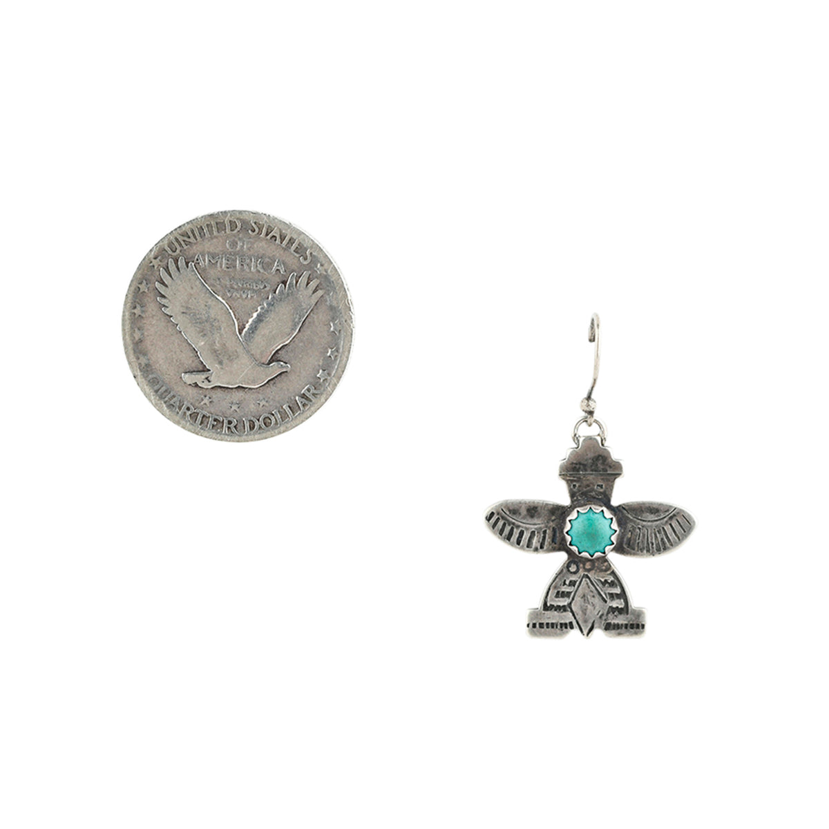 Vintage Navajo Knifewing Earrings (c.1950's)