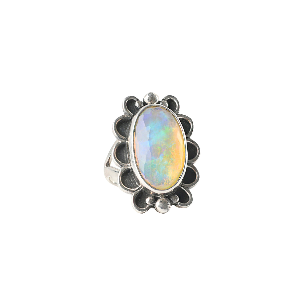 Sterling Silver and opal ring