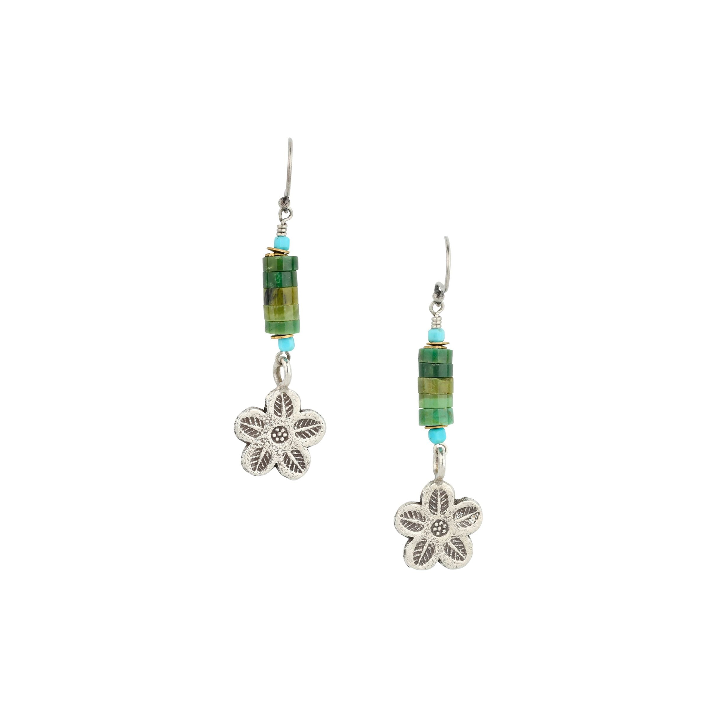 Rio Floral Drop Earrings