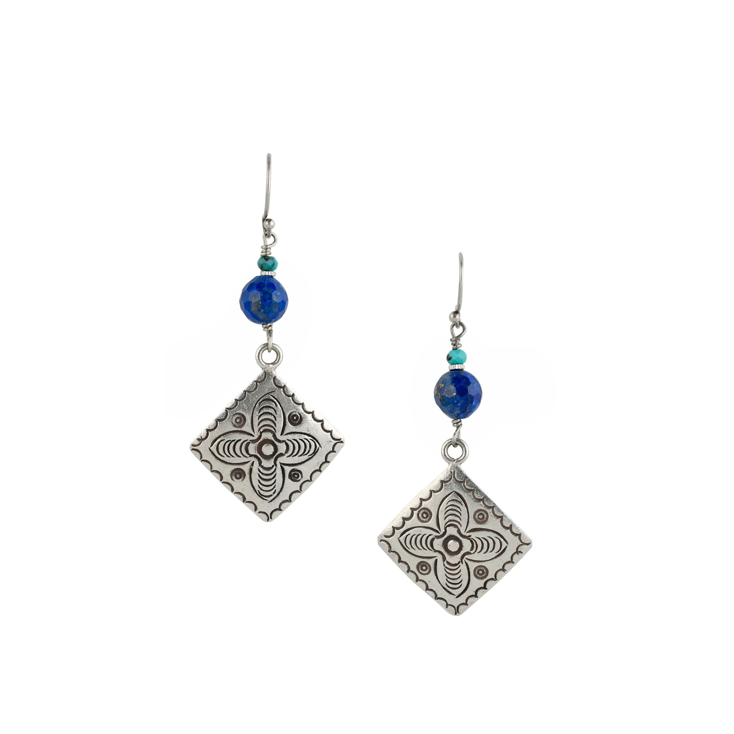 Four Corners Drop Earrings