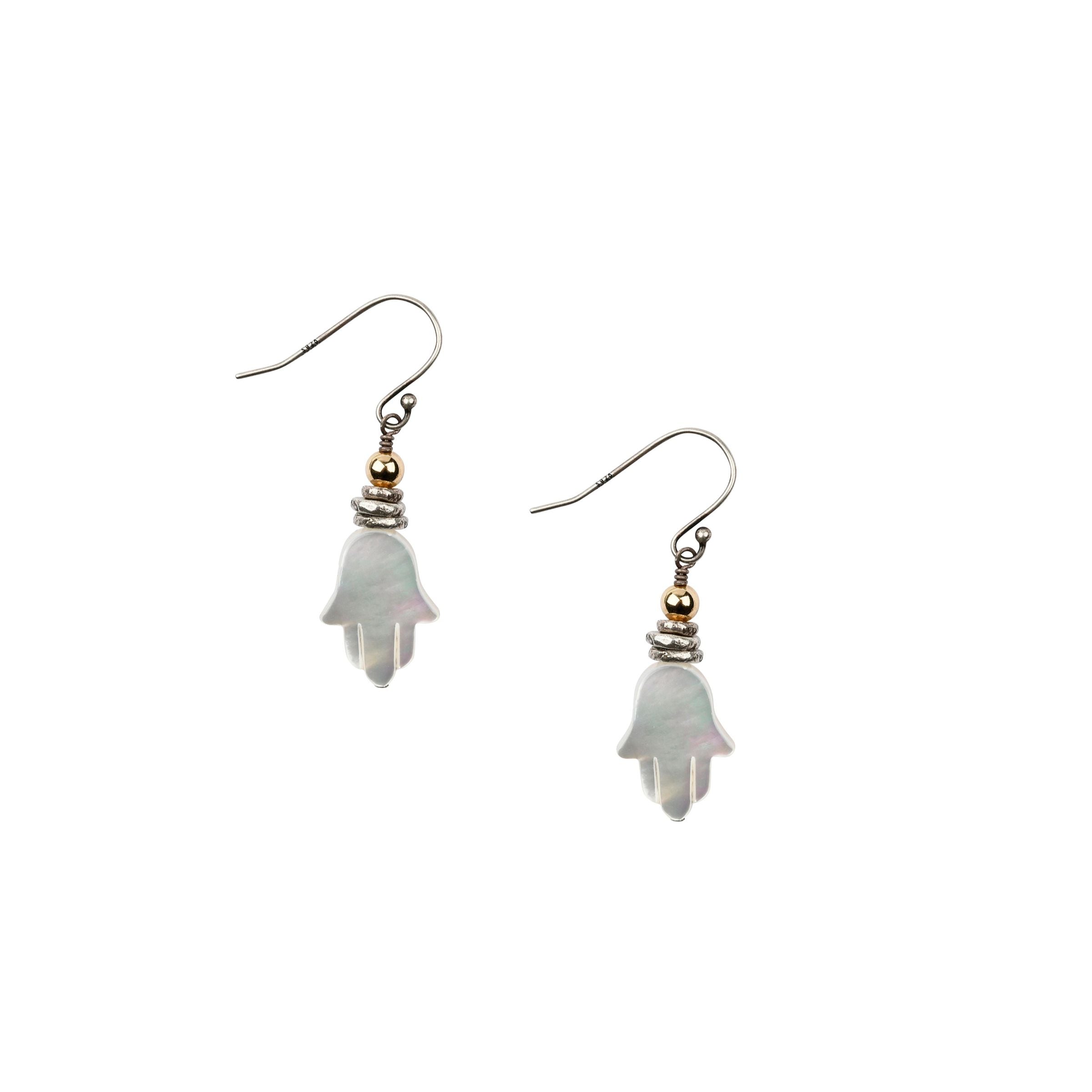 Hamsa Drop Earrings