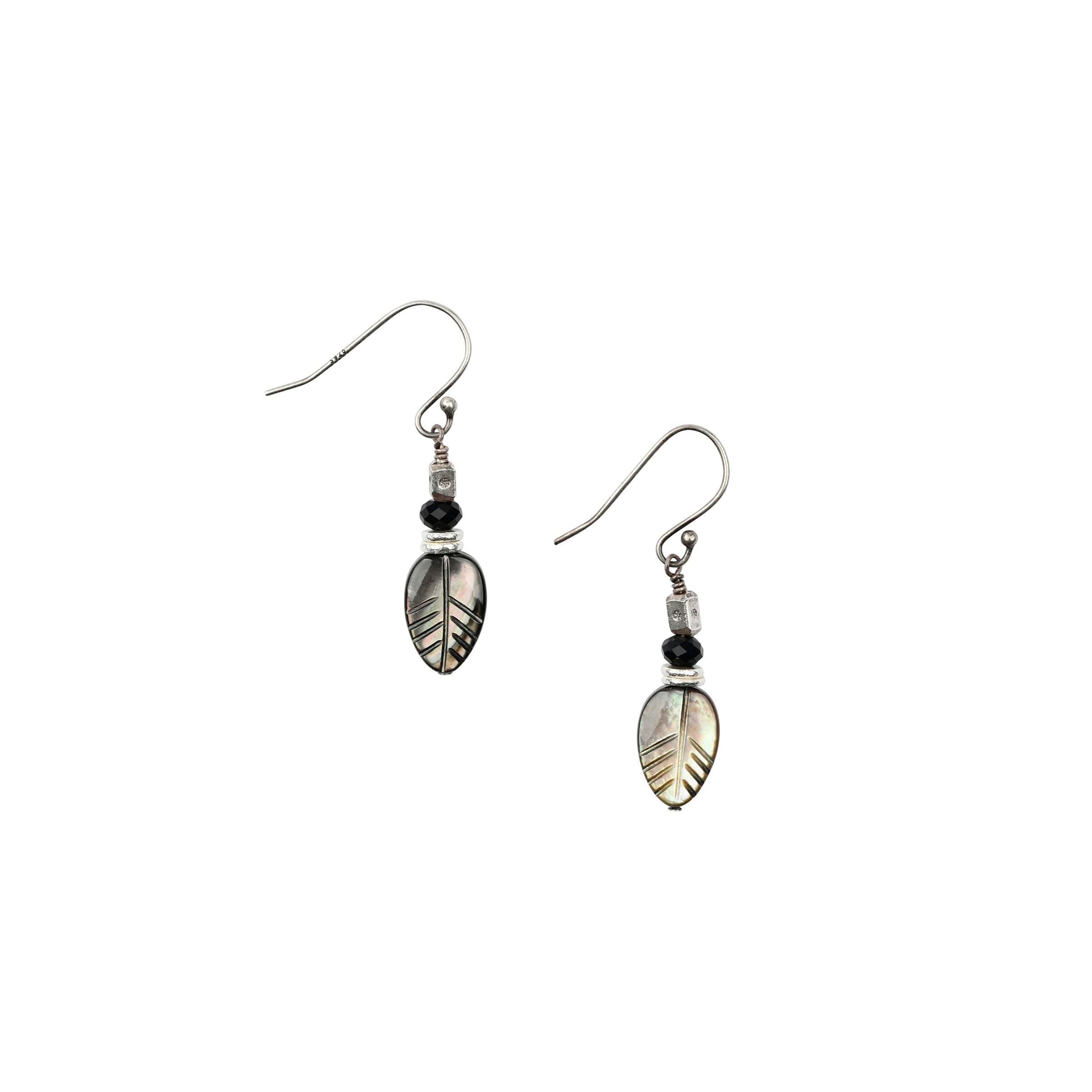 Smoke & Feather Earrings