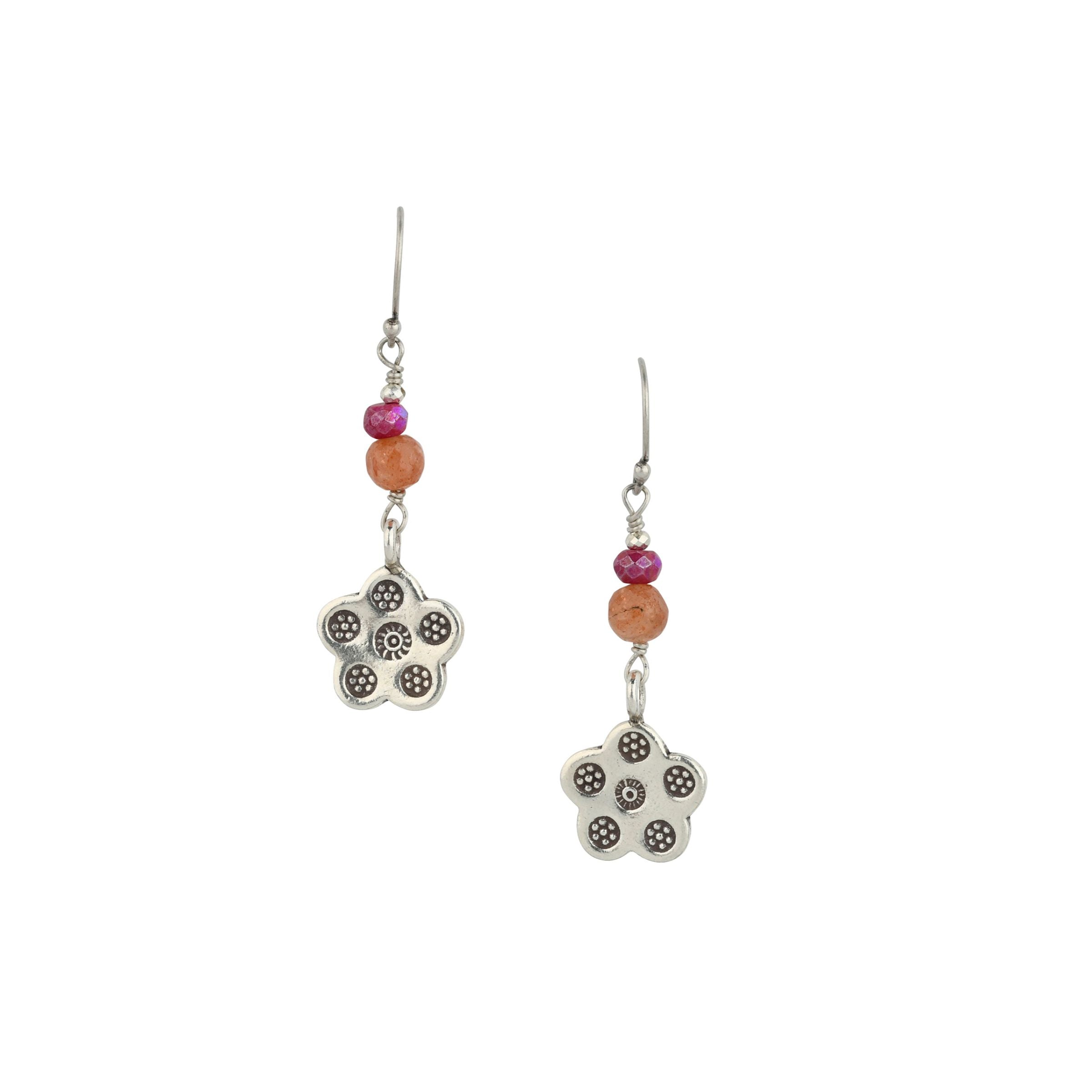Desert Rose Drop Earrings
