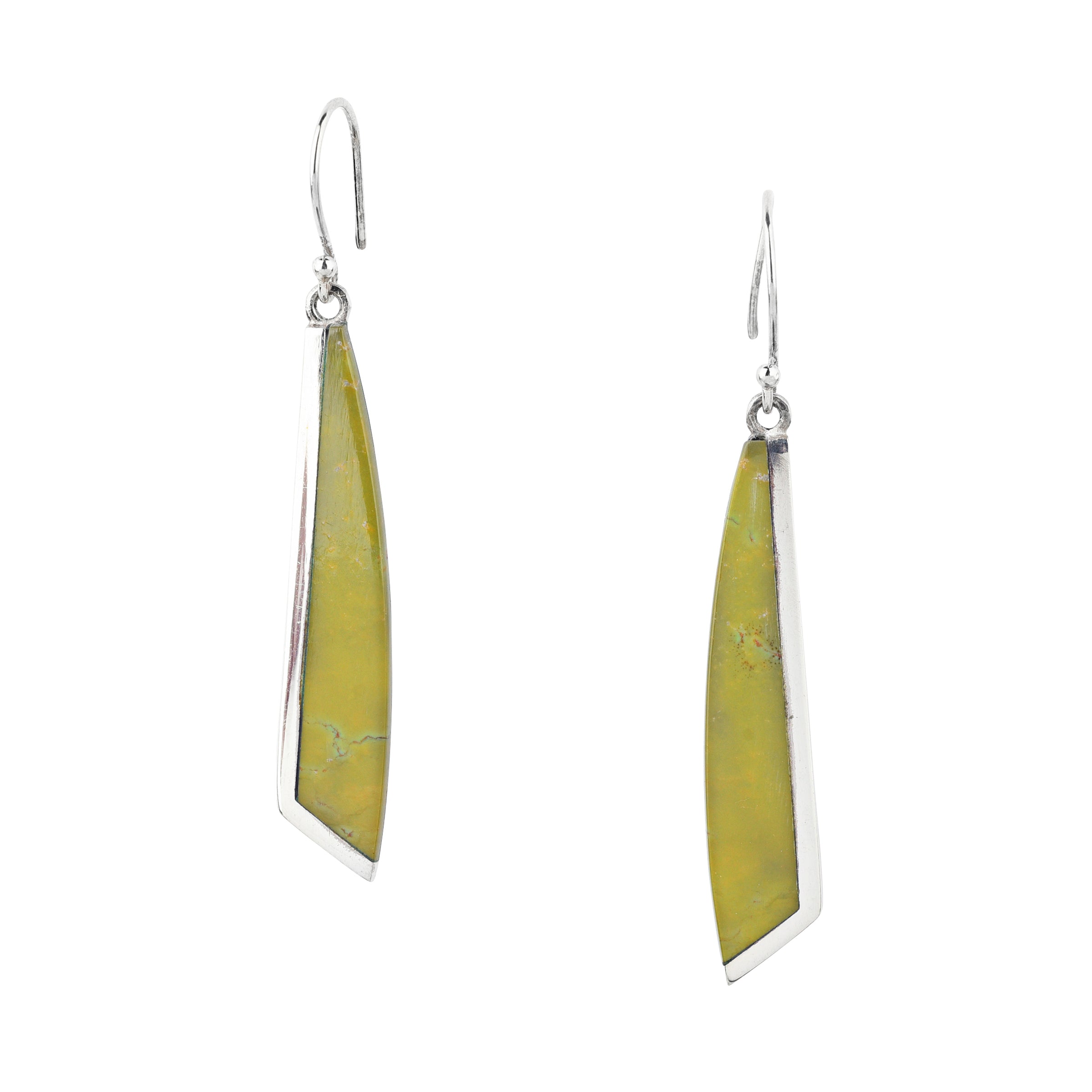 Silver Edge Earrings