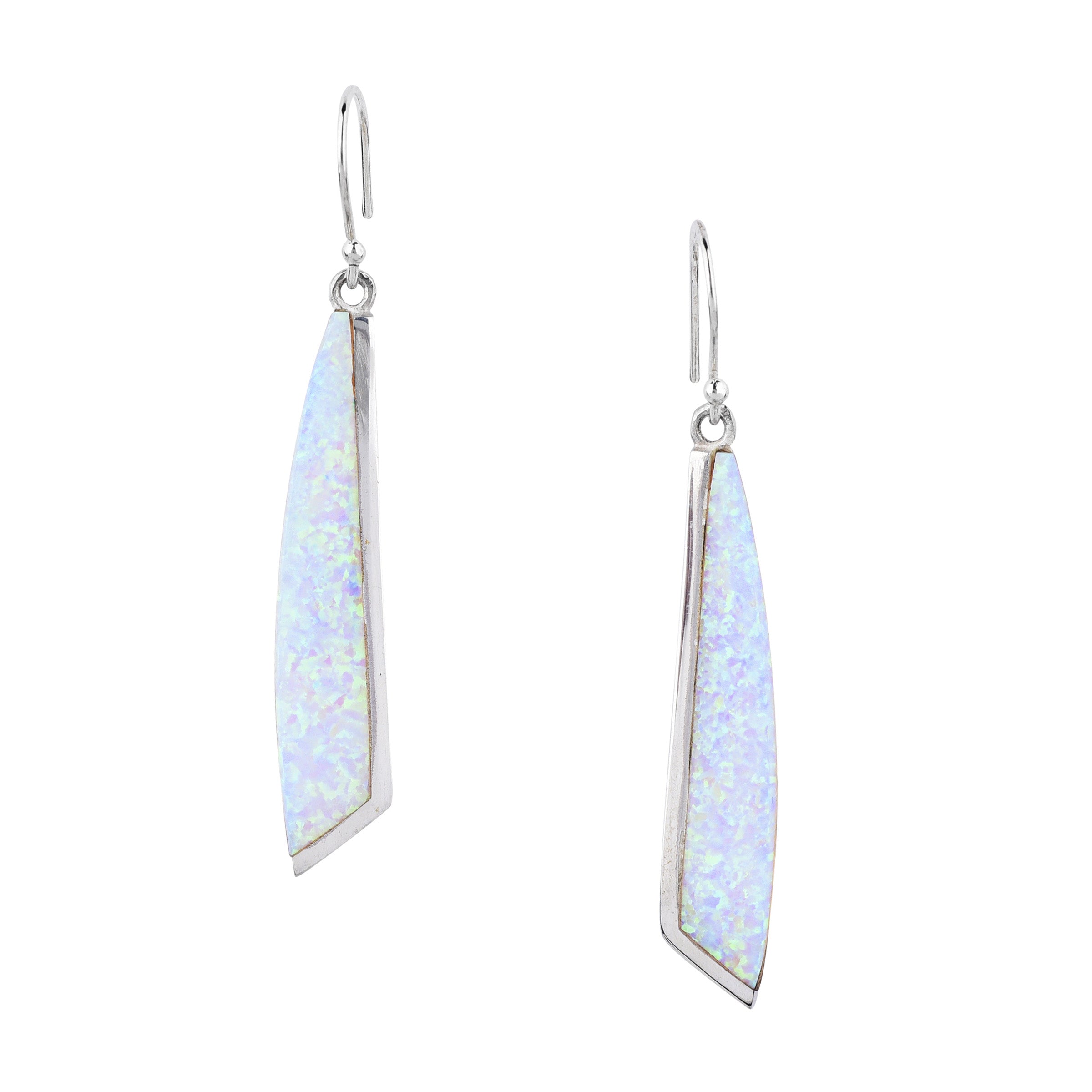 Silver Edge Earrings