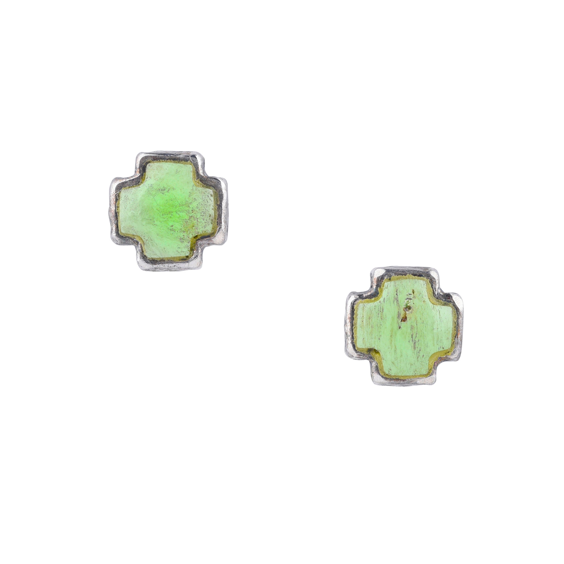 Lucky Cross Stud Earrings