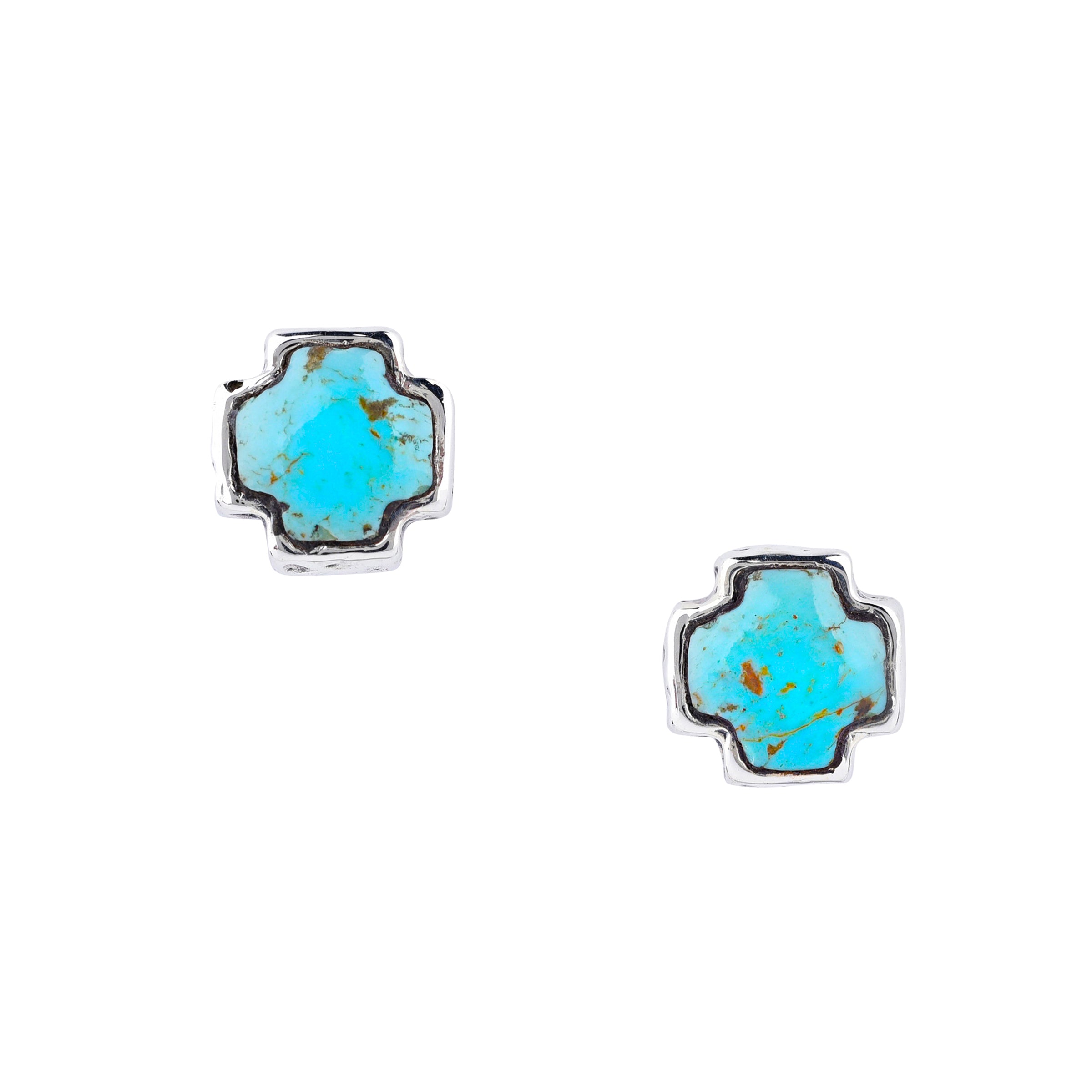 Lucky Cross Stud Earrings