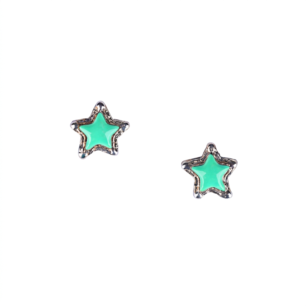 Cowboy Star Stud Earrings