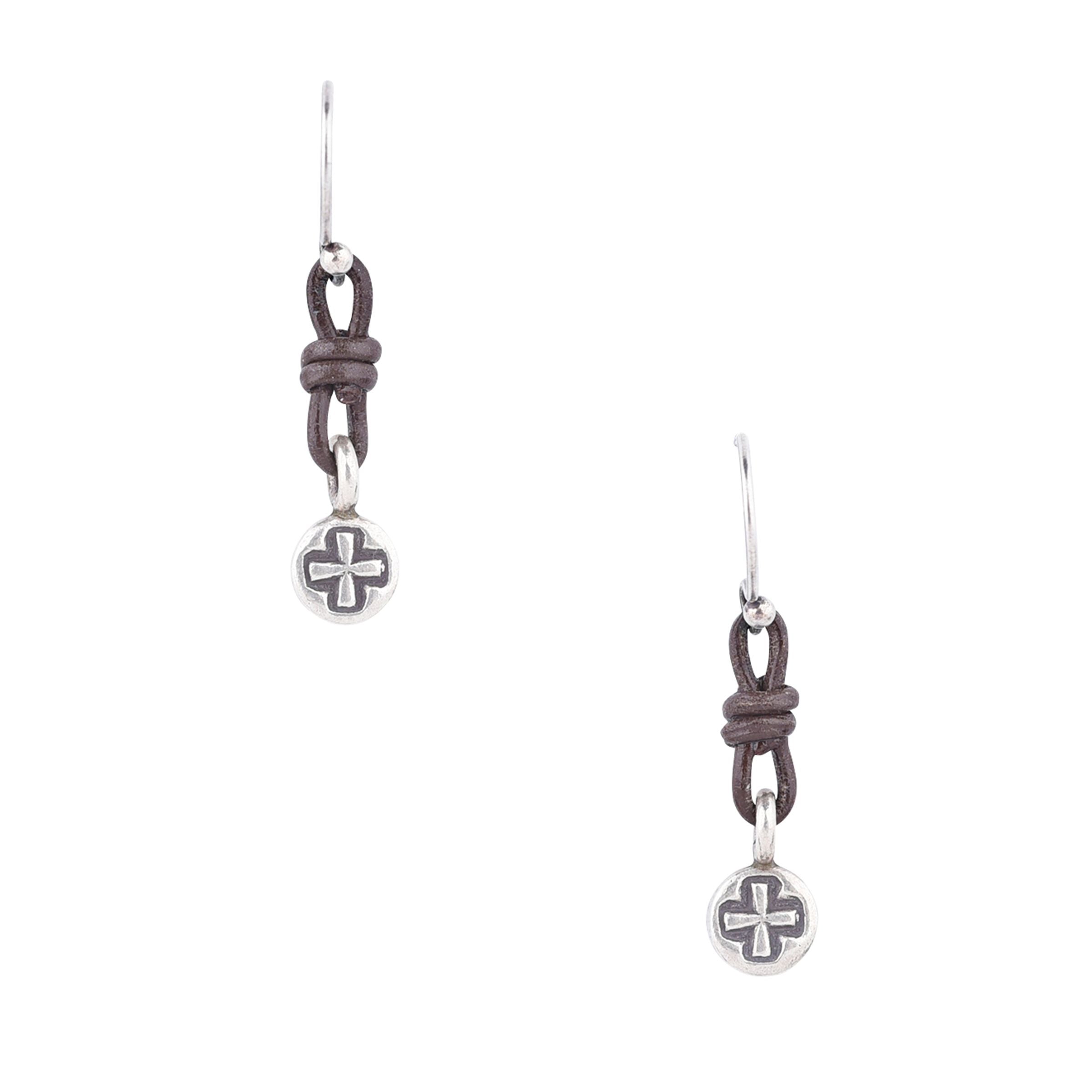 Mini Cross Earrings