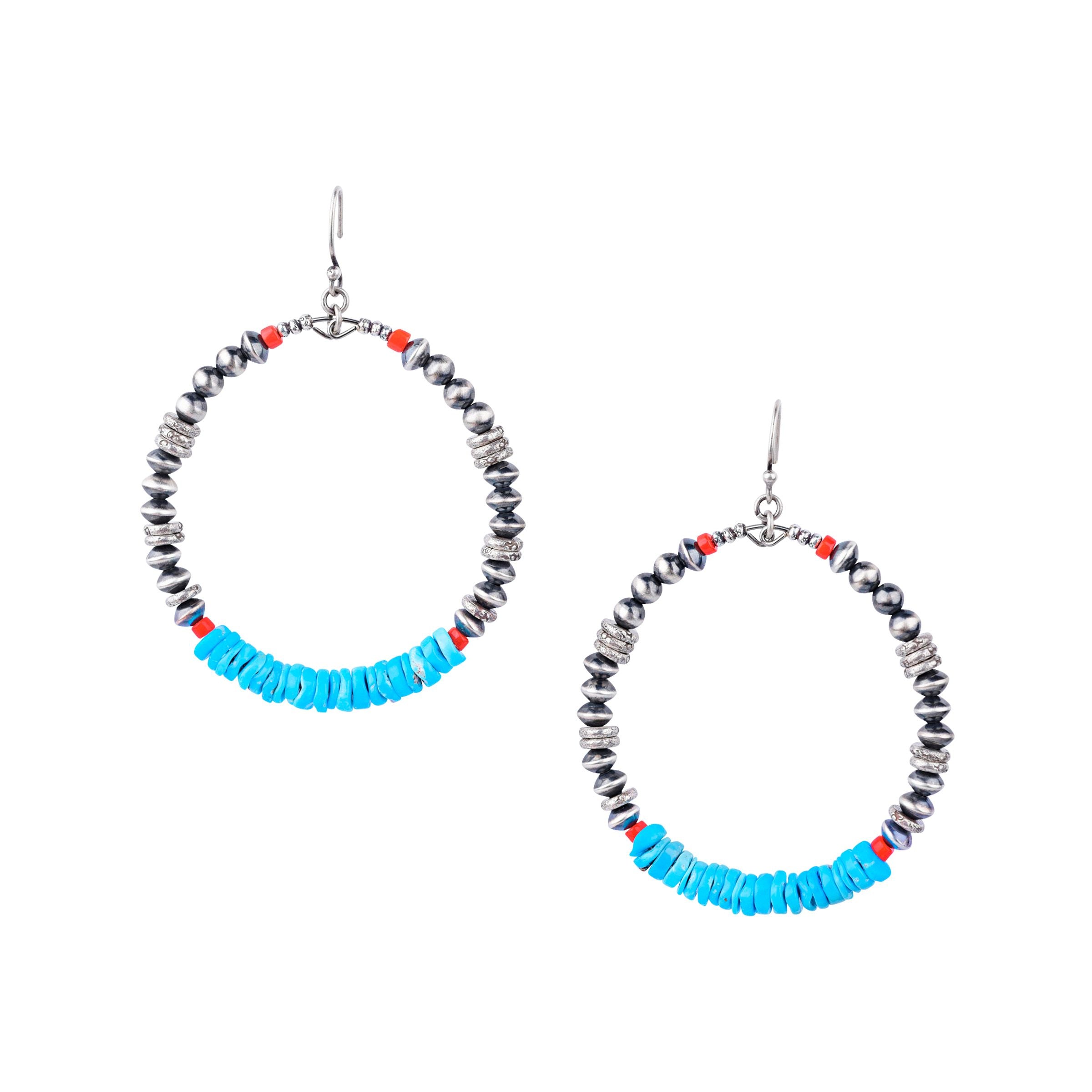 Elk River Hoop Earrings