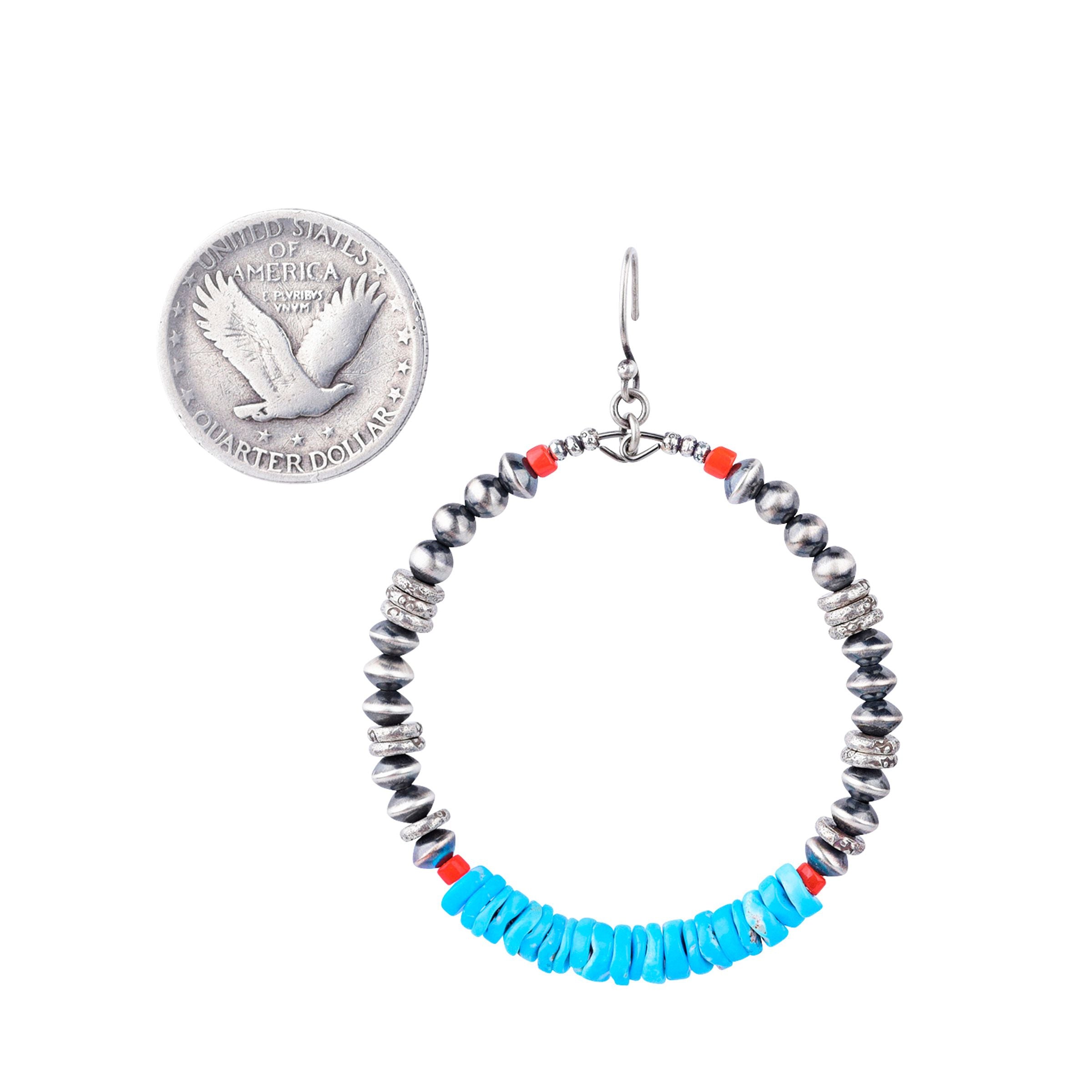 Elk River Hoop Earrings