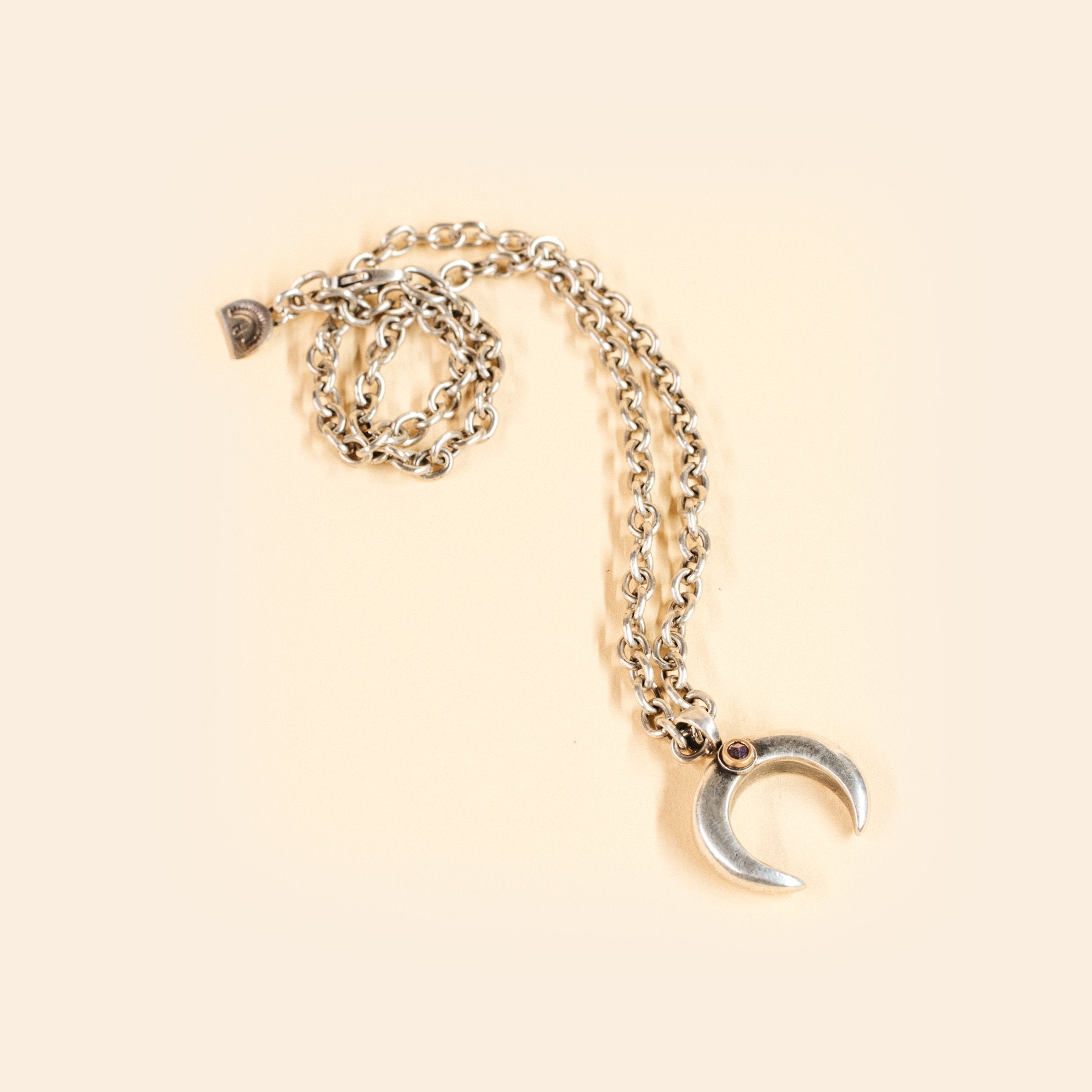 Dennis Hogan Silver and Diamond Naja Necklace