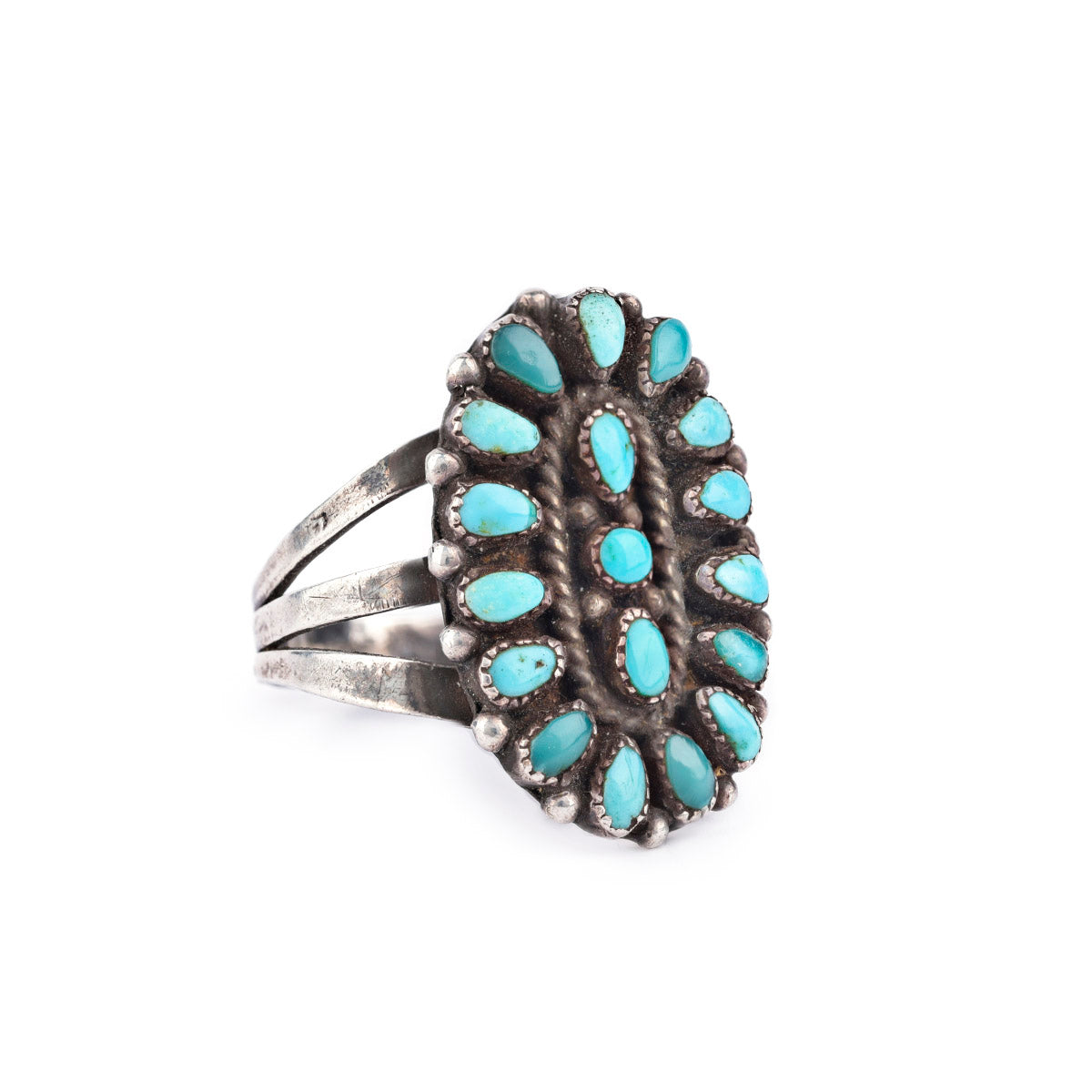 Vintage Zuni Turquoise Ring, c. 1950