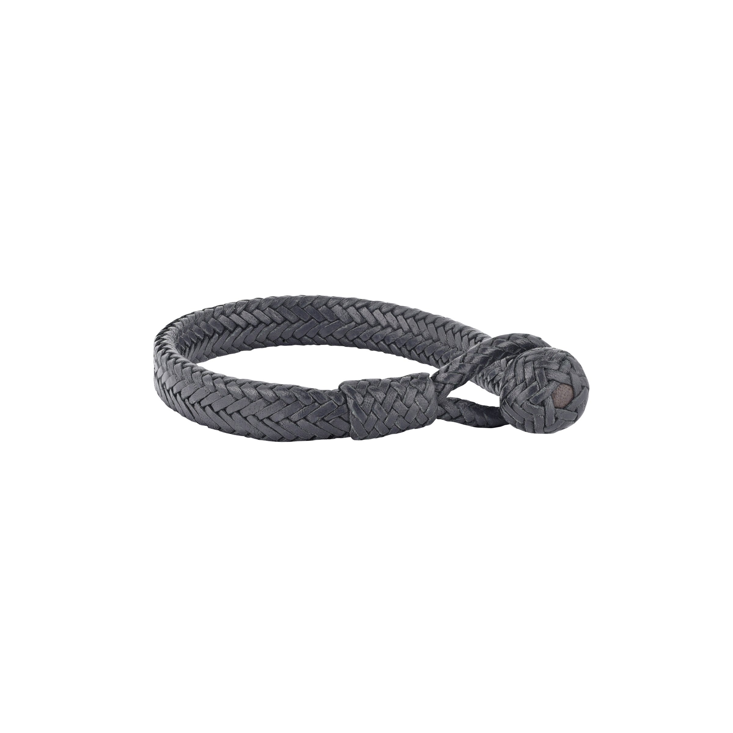 Aaron Lopez Black Leather Bracelet