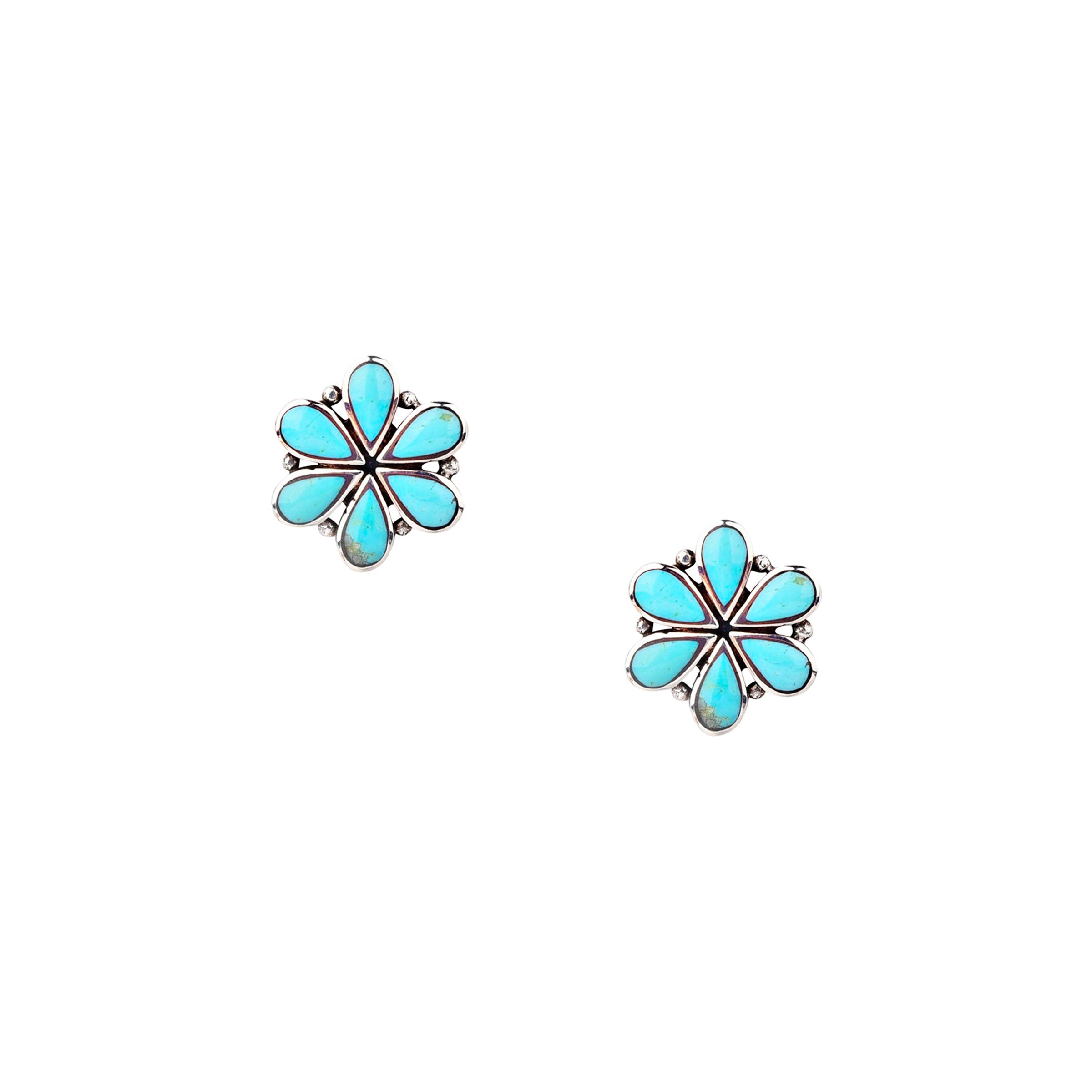 Inlay Daisy Earrings