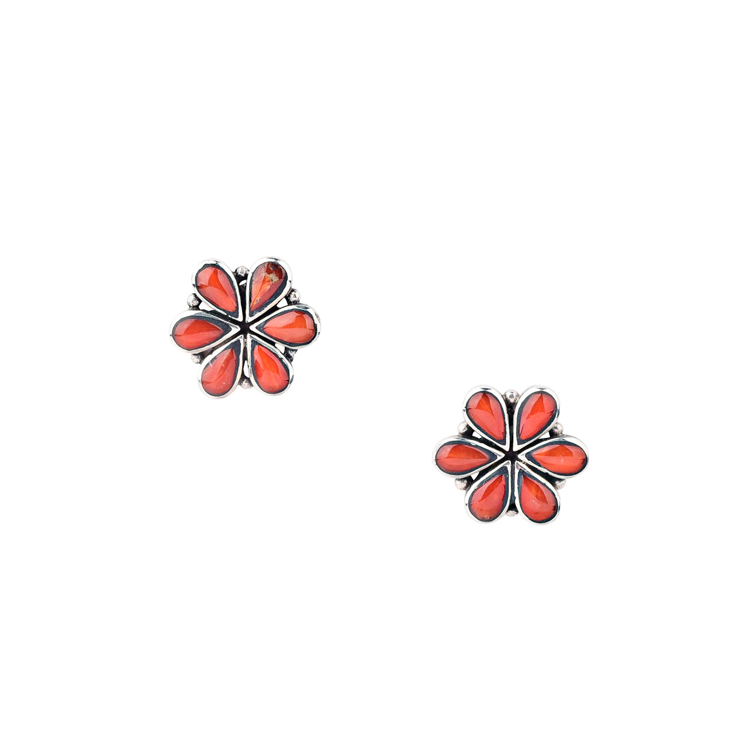 Inlay Daisy Earrings