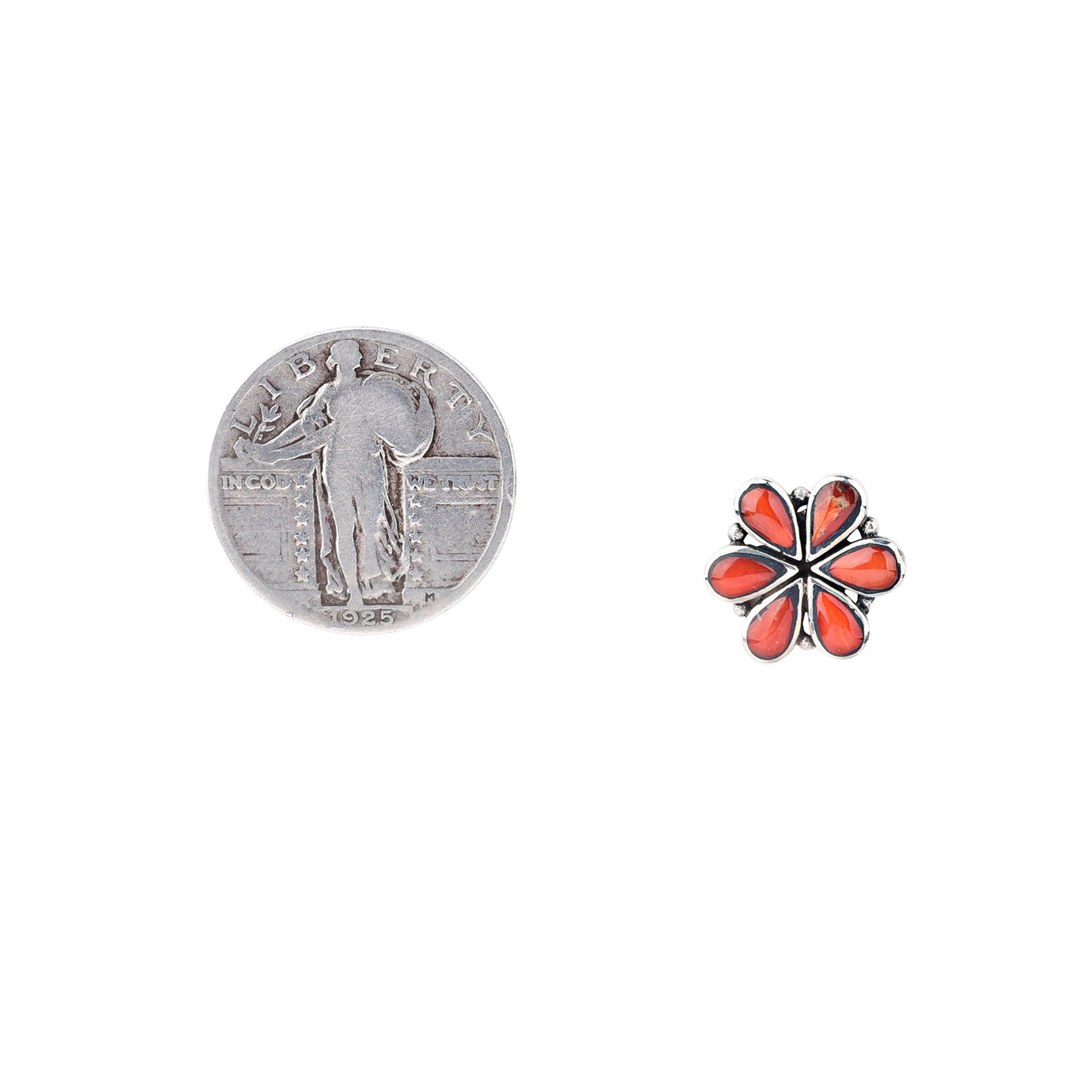 Inlay Daisy Earrings