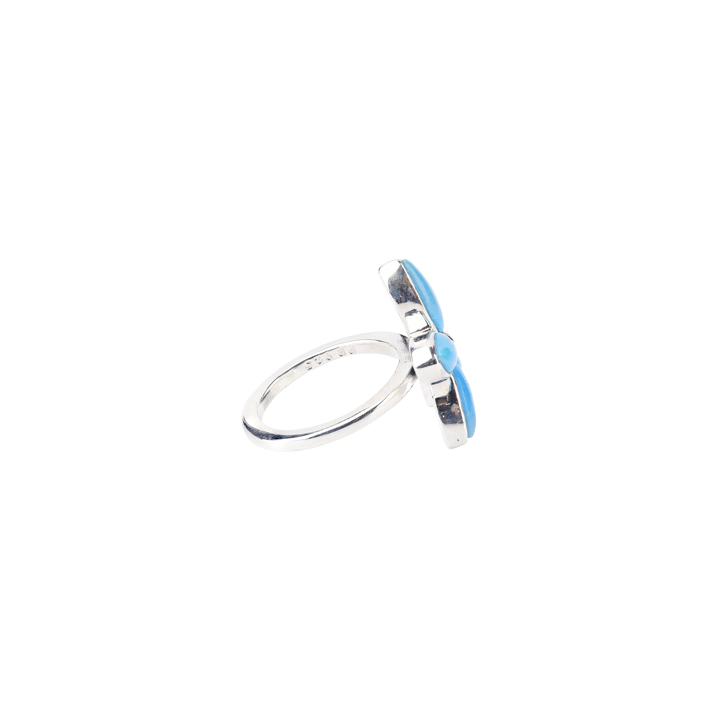 Inlay Flower Ring