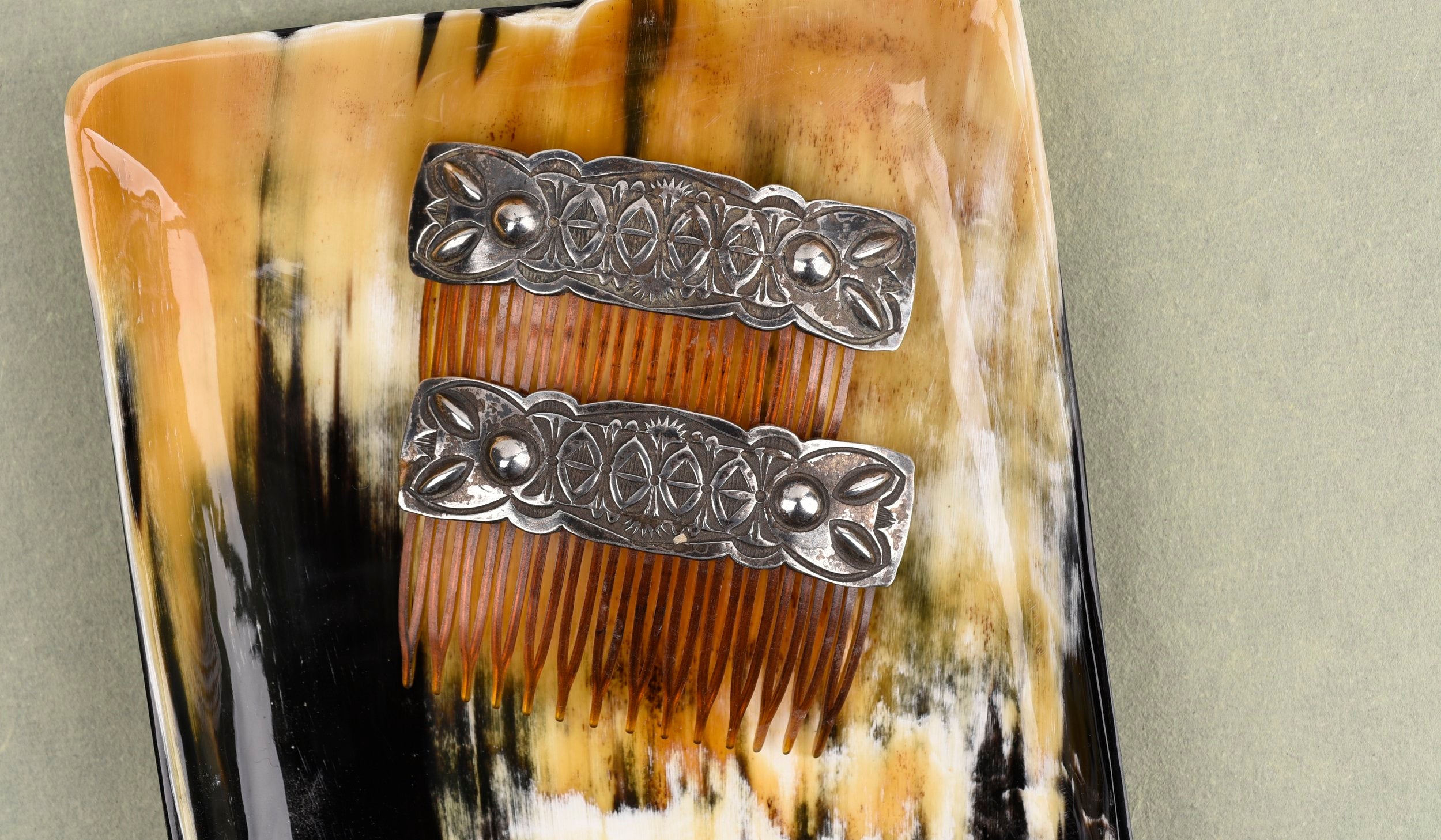 Vintage Navajo Hair Comb Set