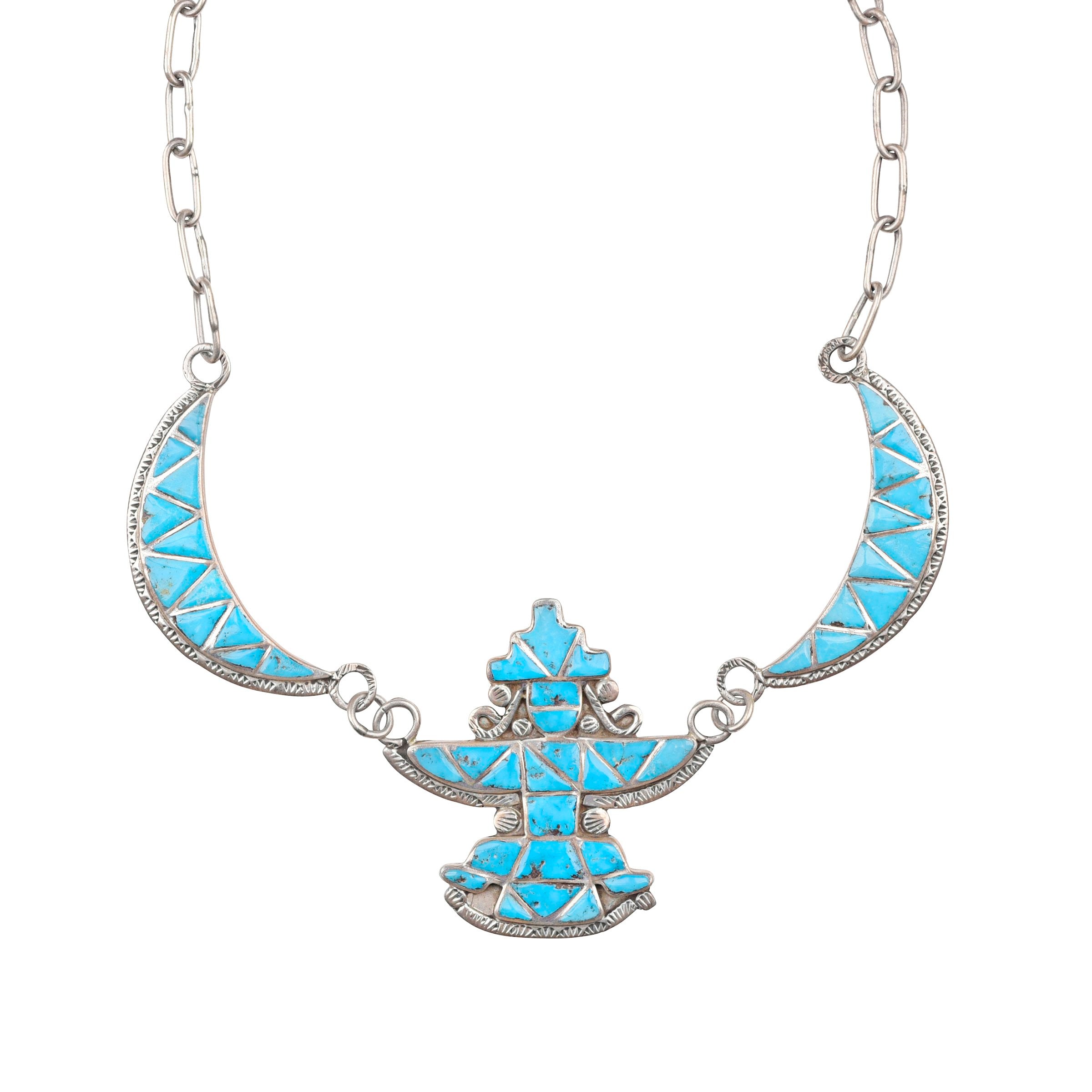 Blue Gem Necklace, c. 1970's