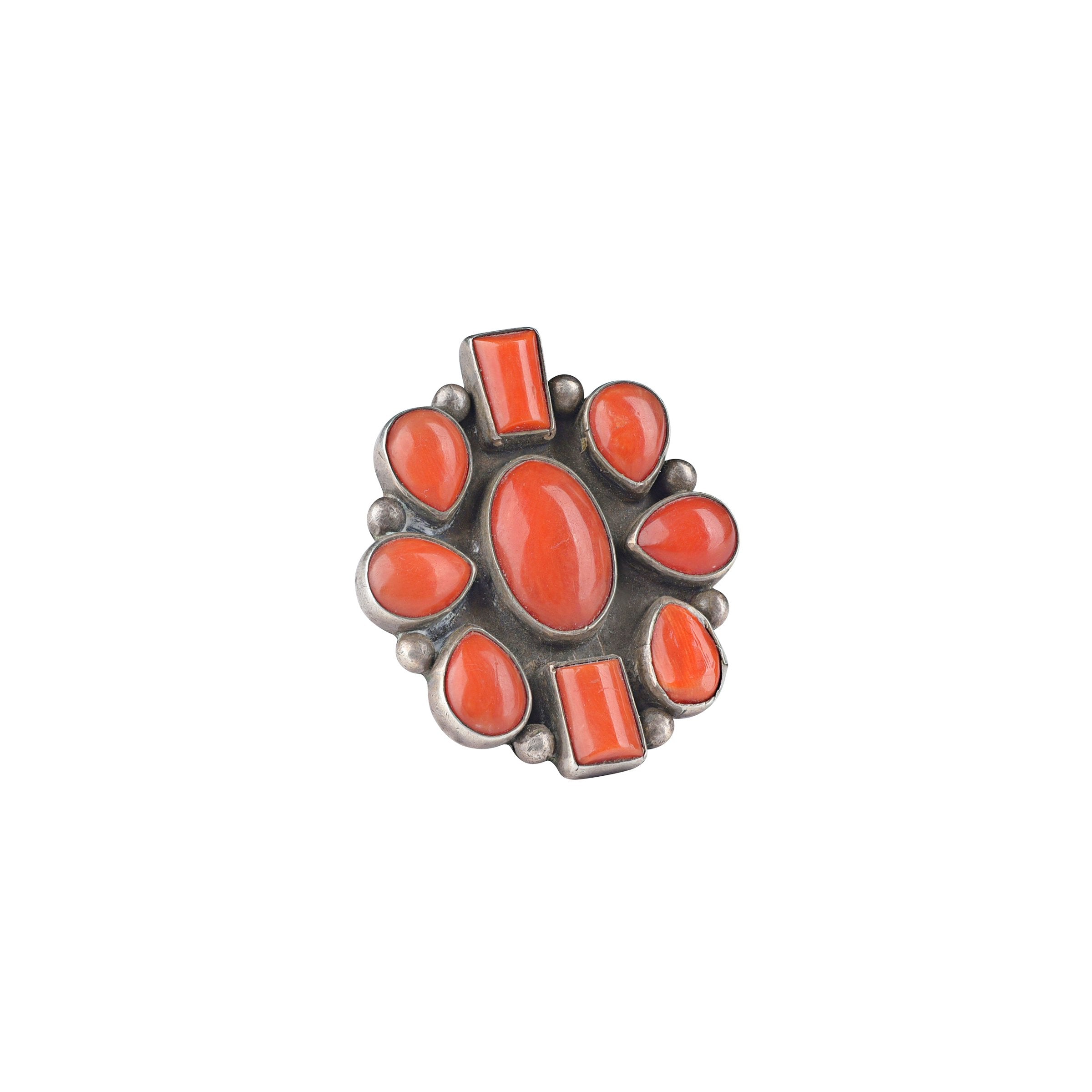 Vintage Coral Ring - Size 8