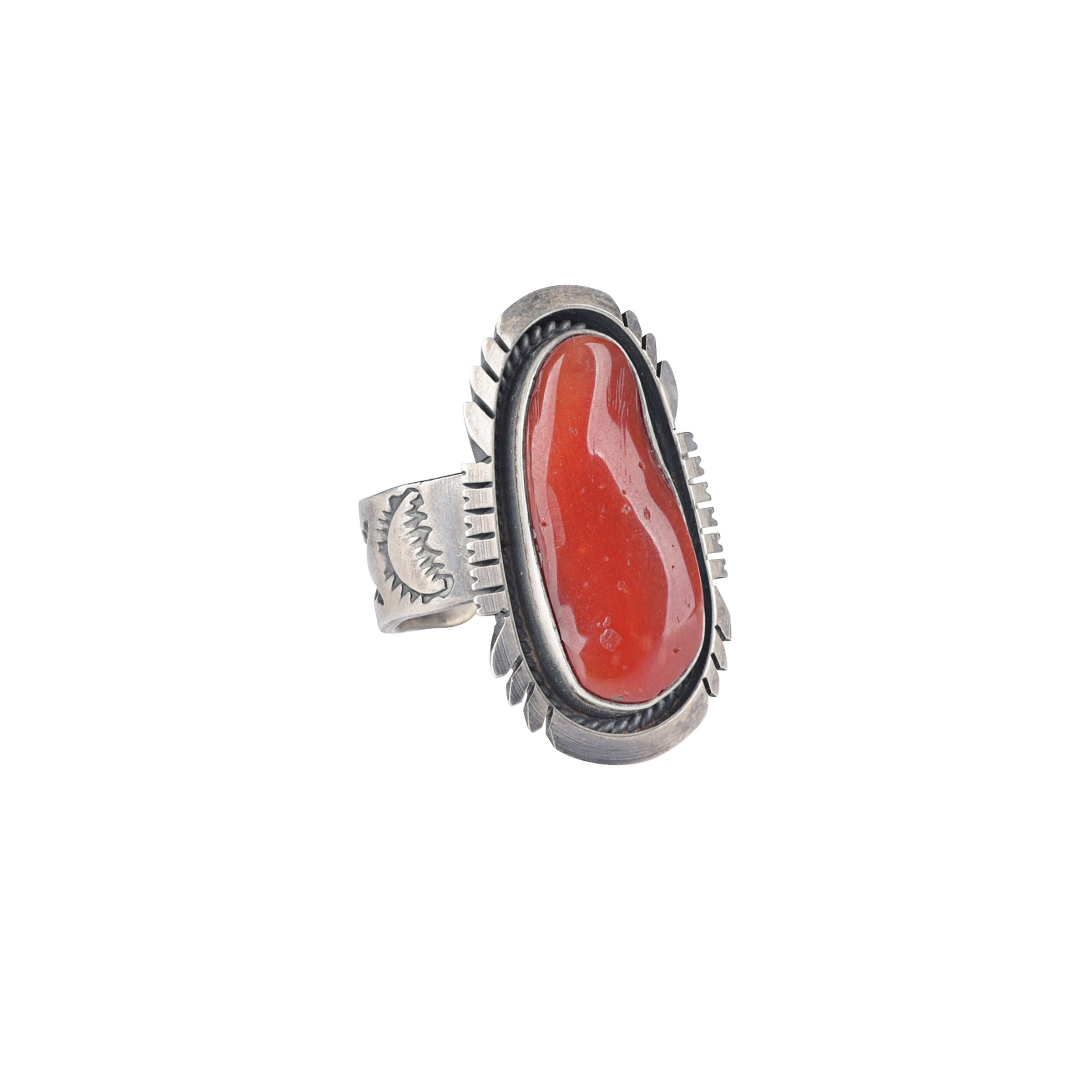 Nila Johnson Coral Ring - Size 11
