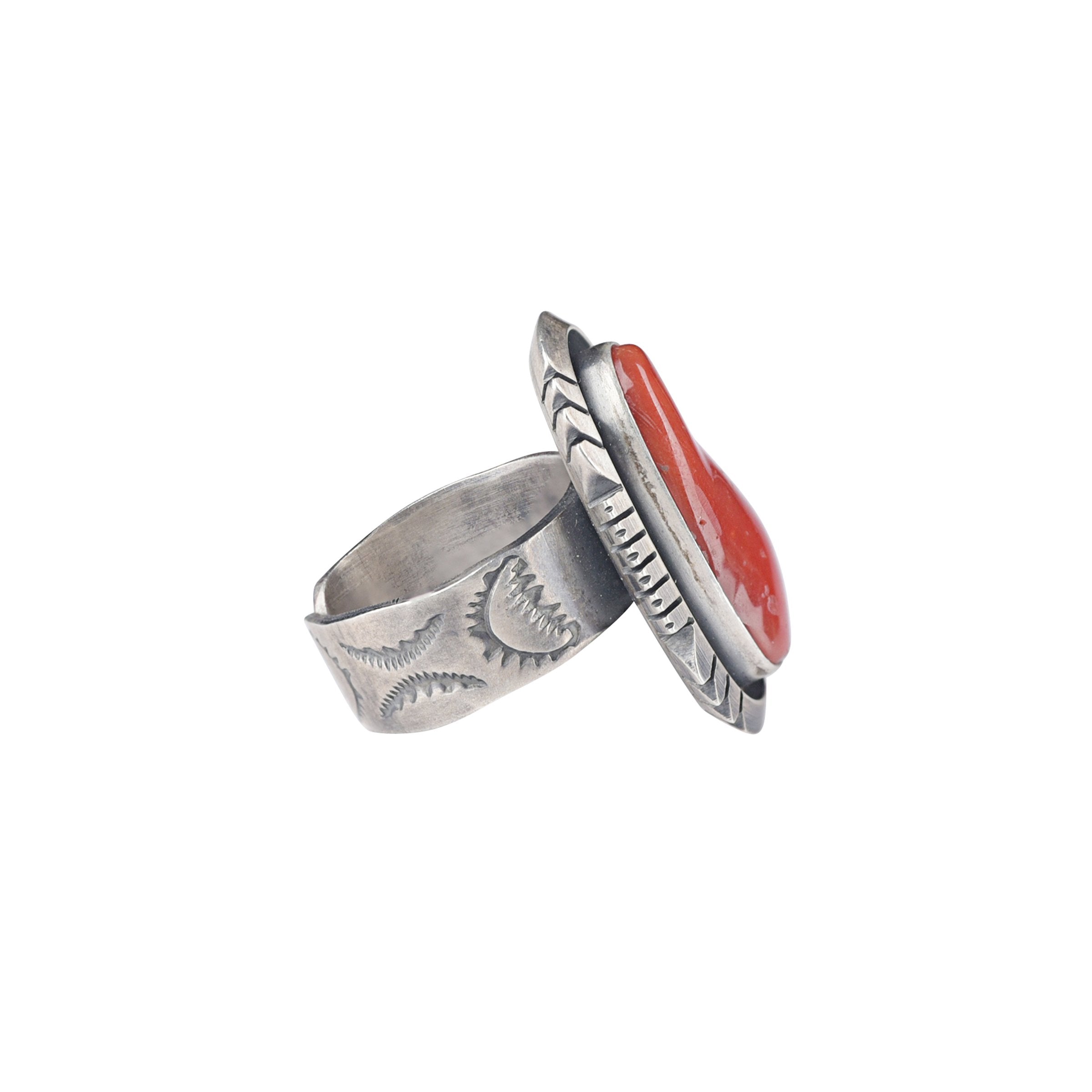 Nila Johnson Coral Ring - Size 11