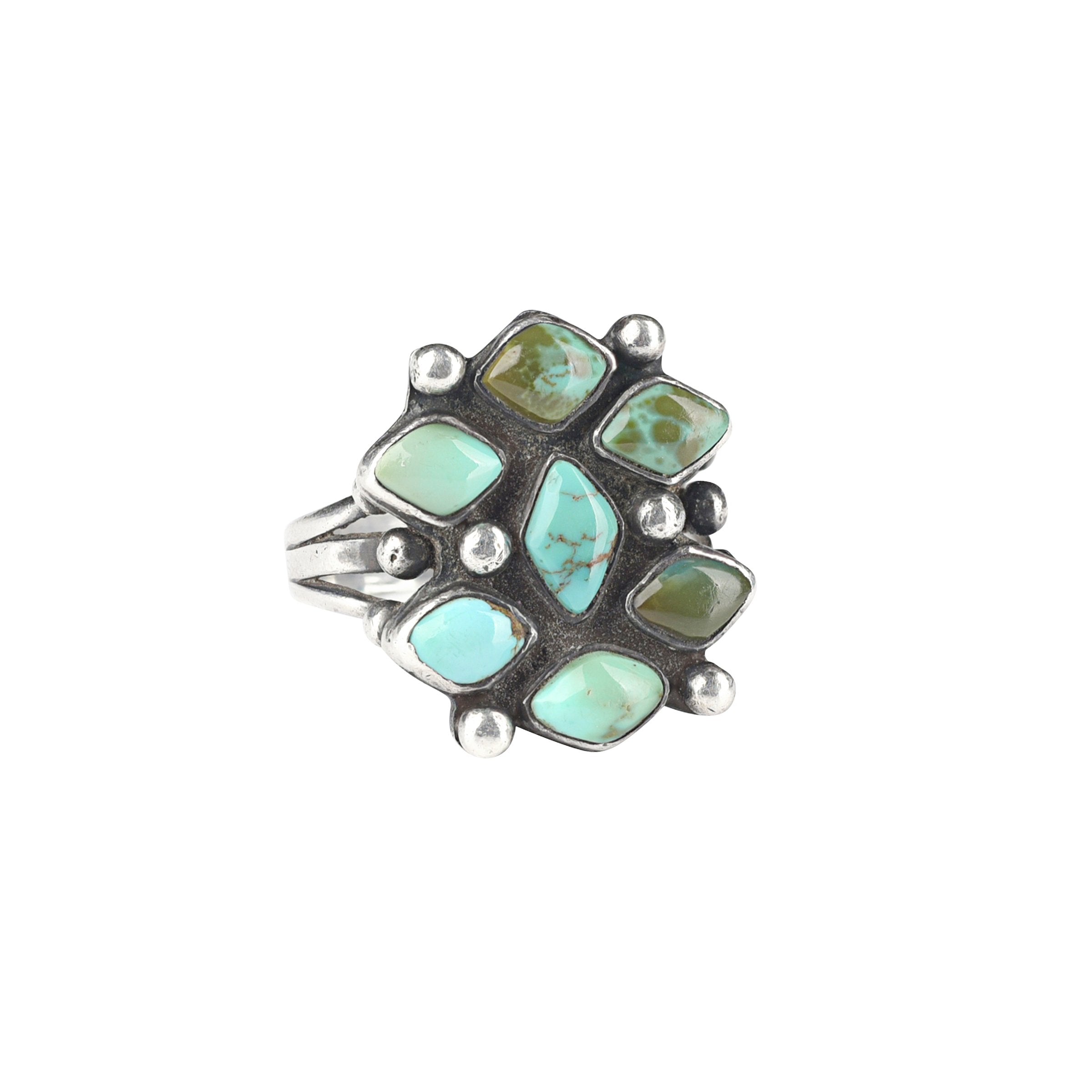 Vintage Cut Stone Ring - Size 10