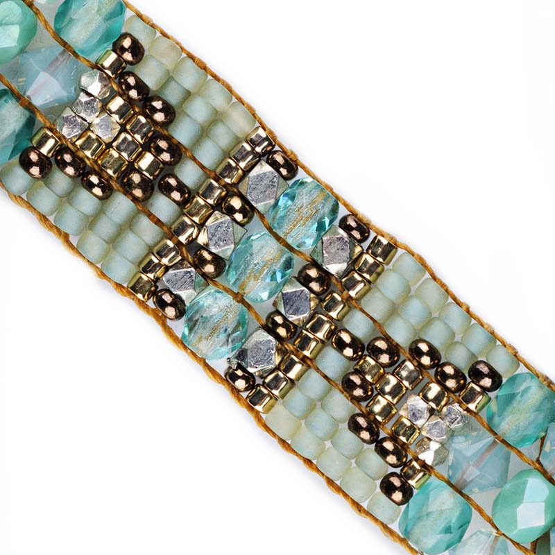 Chili Rose Beaded Bracelet