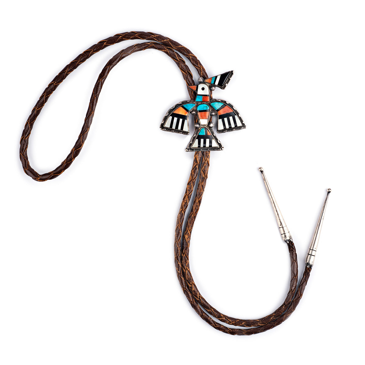 Zuni Thunderbird Bolo, c. 1940