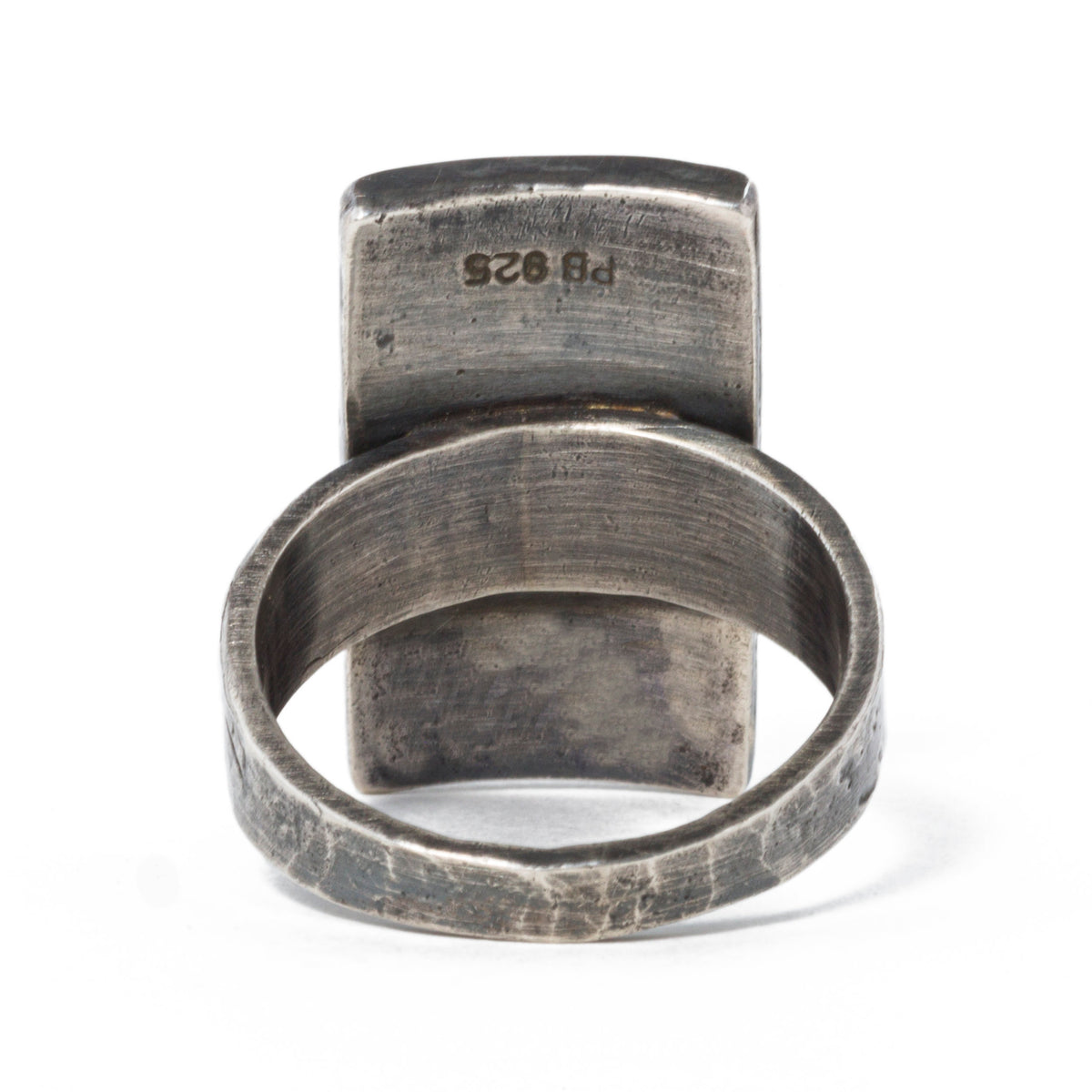 Mosaic Gaspeite Ring
