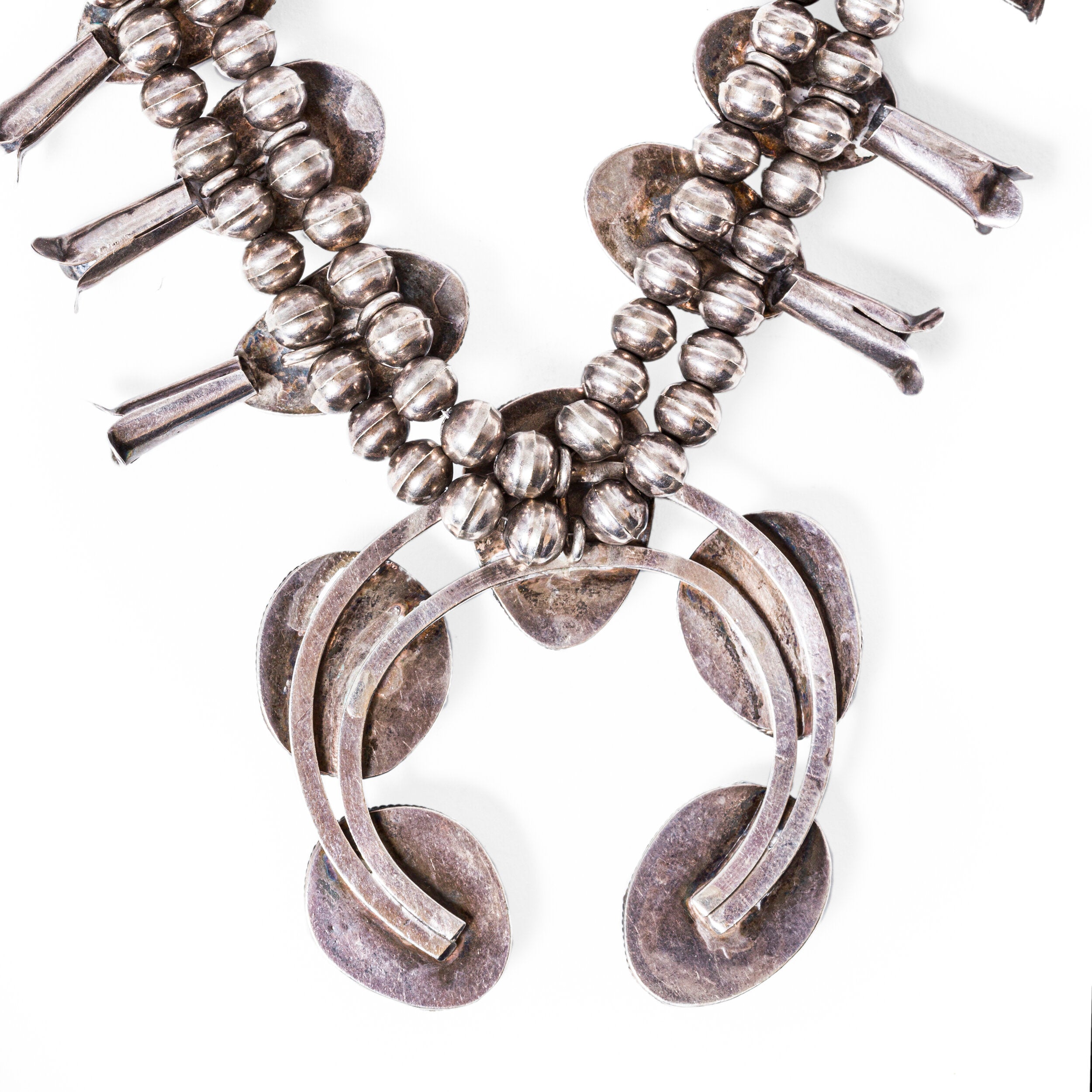 Kingman Squash Blossom Necklace, c. 1960