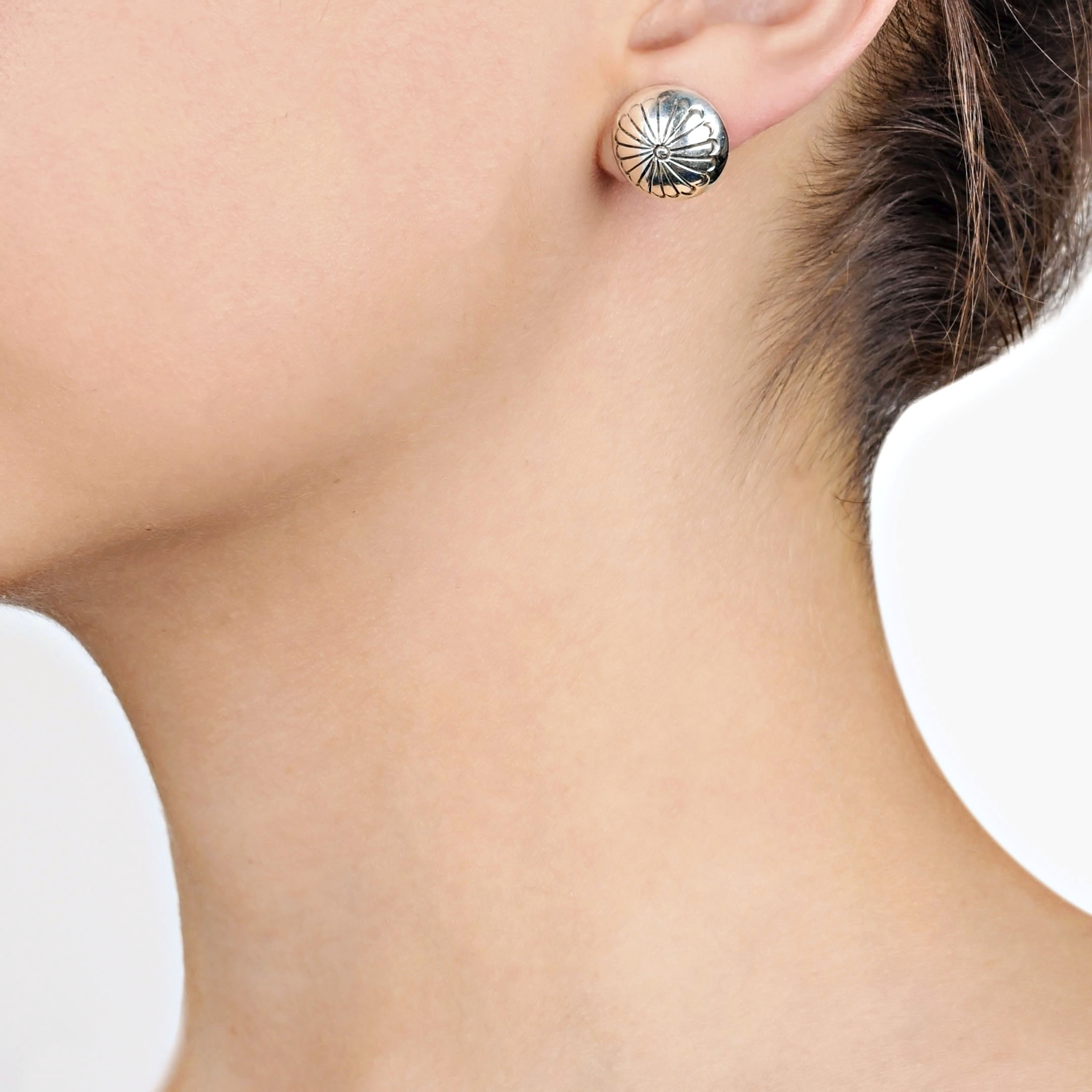 Marie Yazzie Concho Earrings