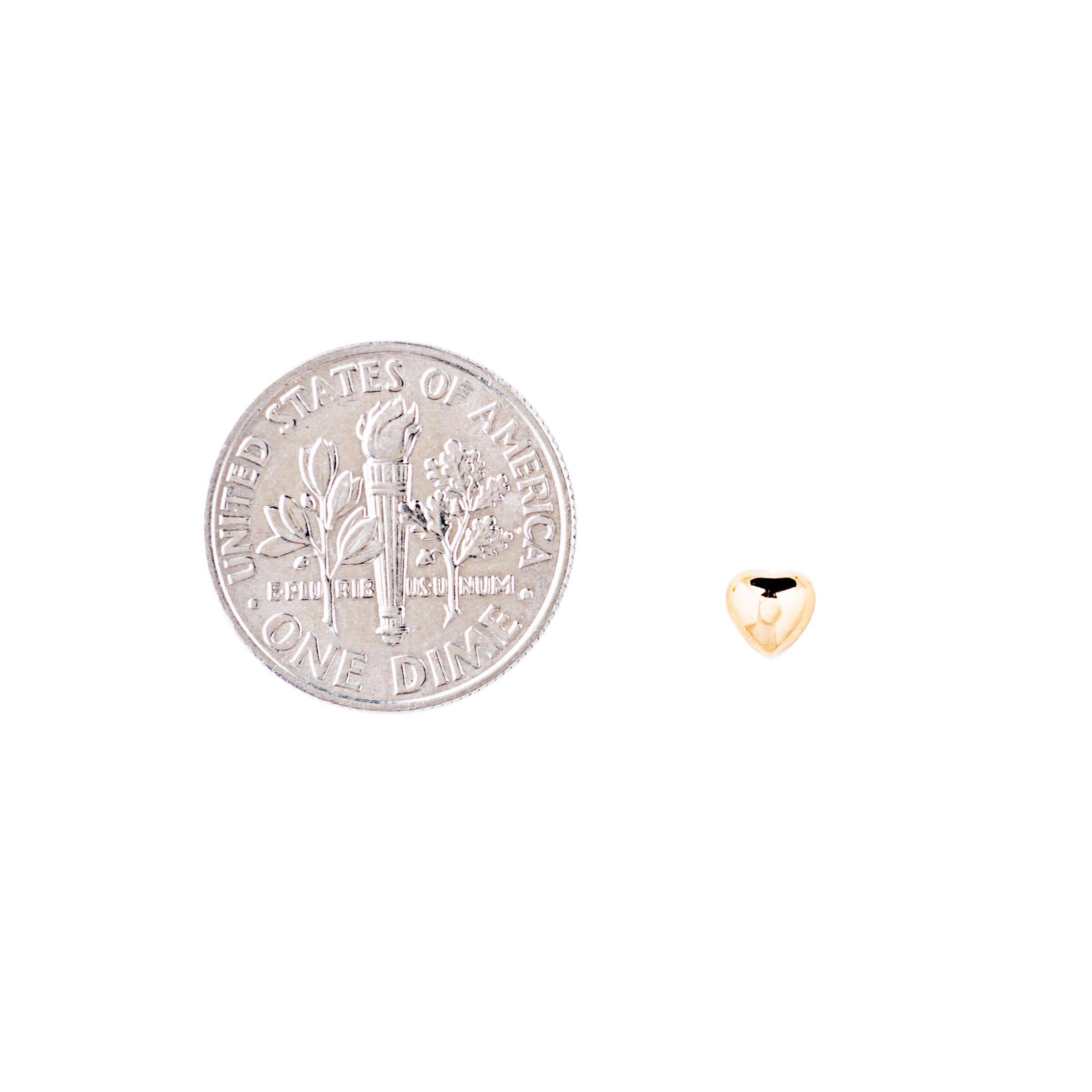 Mini Heart Post Earrings