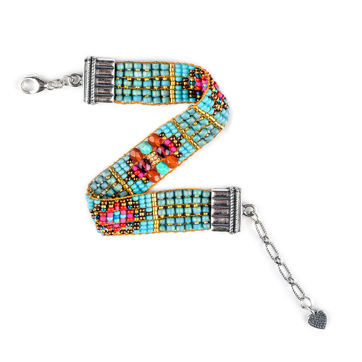 Chili Rose Beaded Bracelet